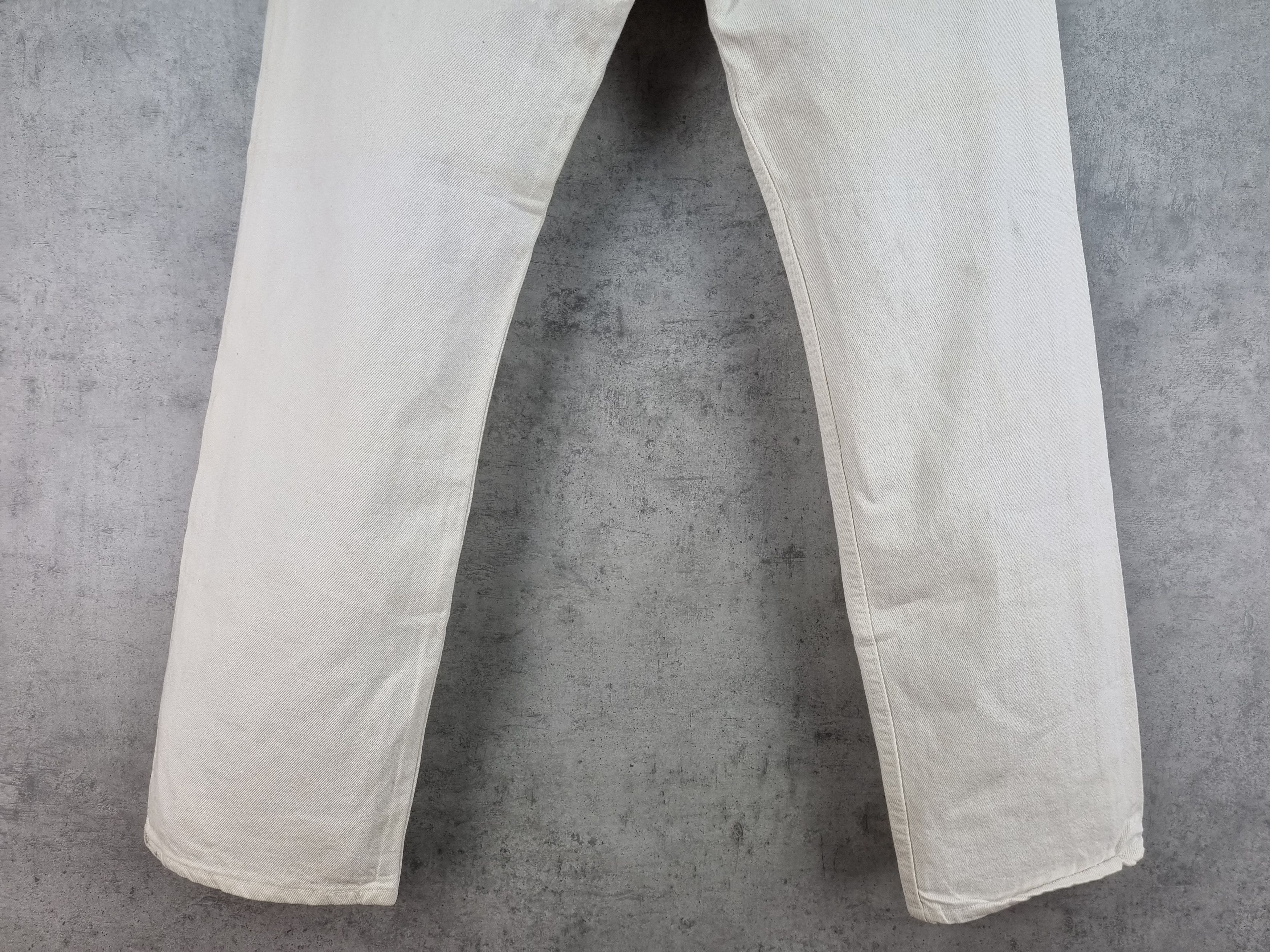 Levi's × Levi's Vintage Clothing 80s LEVIS 501 White Vintage Denim Jeans Rare Size US 33 - 12 Thumbnail