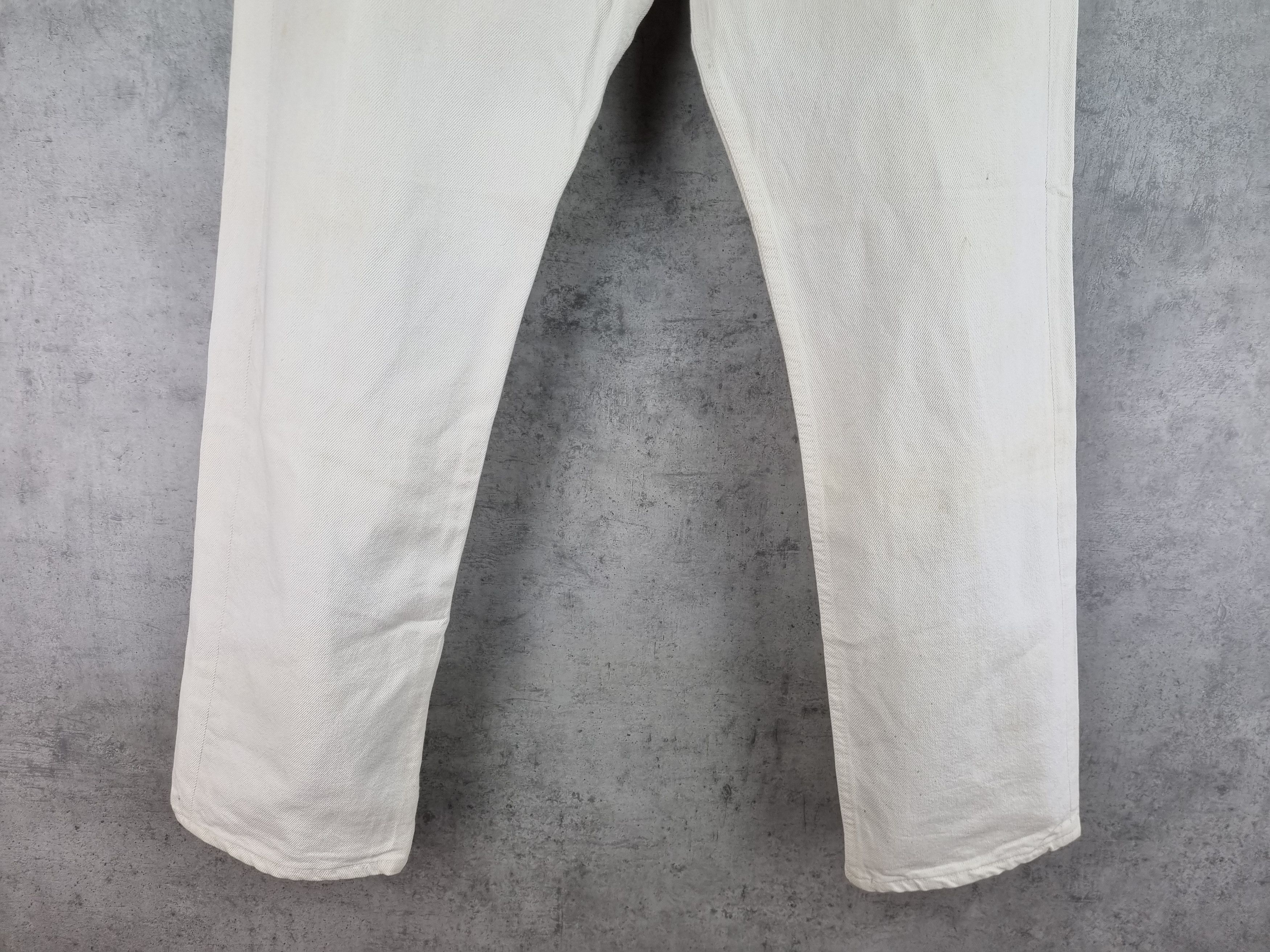 Levi's × Levi's Vintage Clothing 80s LEVIS 501 White Vintage Denim Jeans Rare Size US 33 - 11 Thumbnail