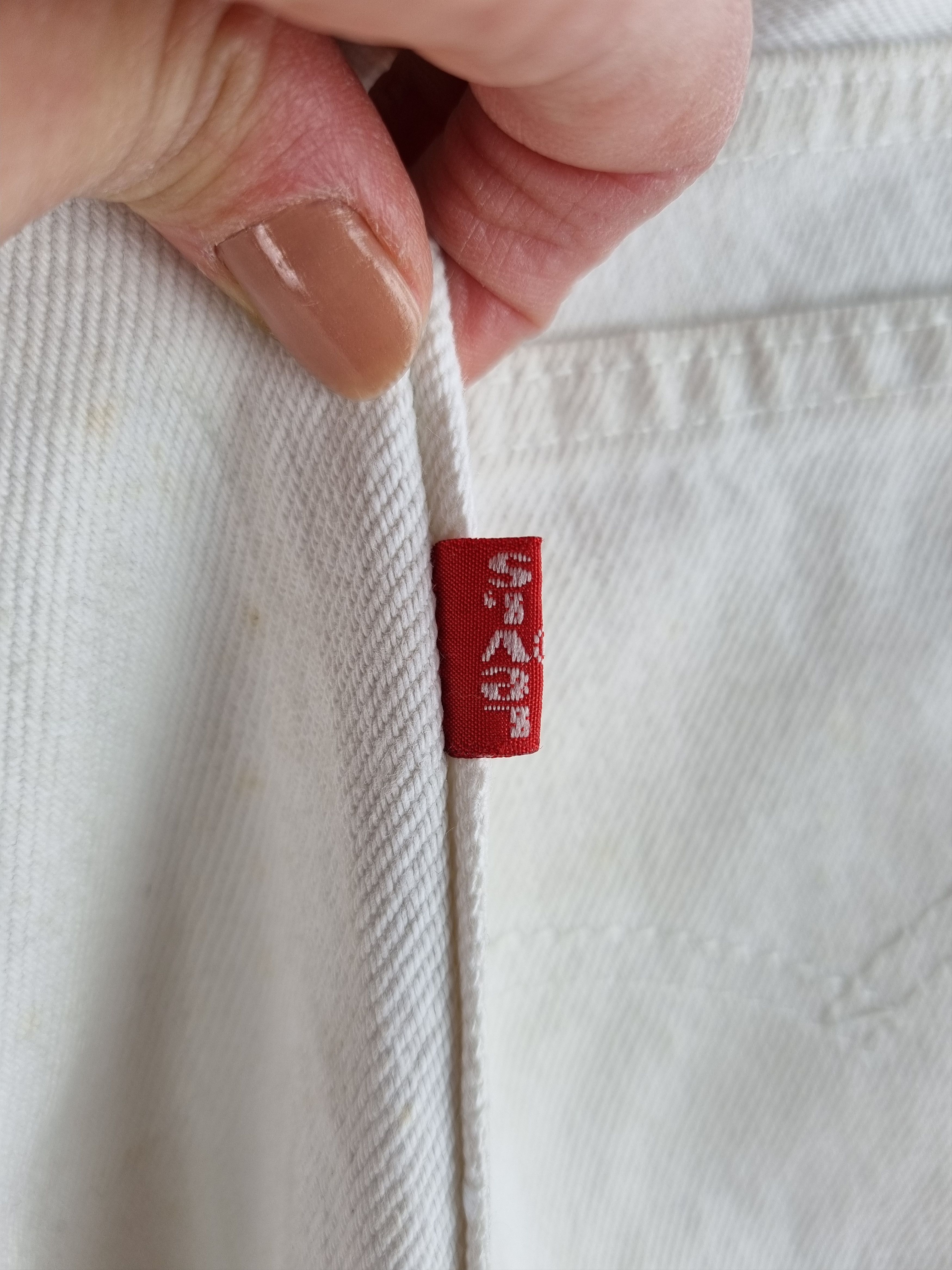 Levi's × Levi's Vintage Clothing 80s LEVIS 501 White Vintage Denim Jeans Rare Size US 33 - 8 Thumbnail