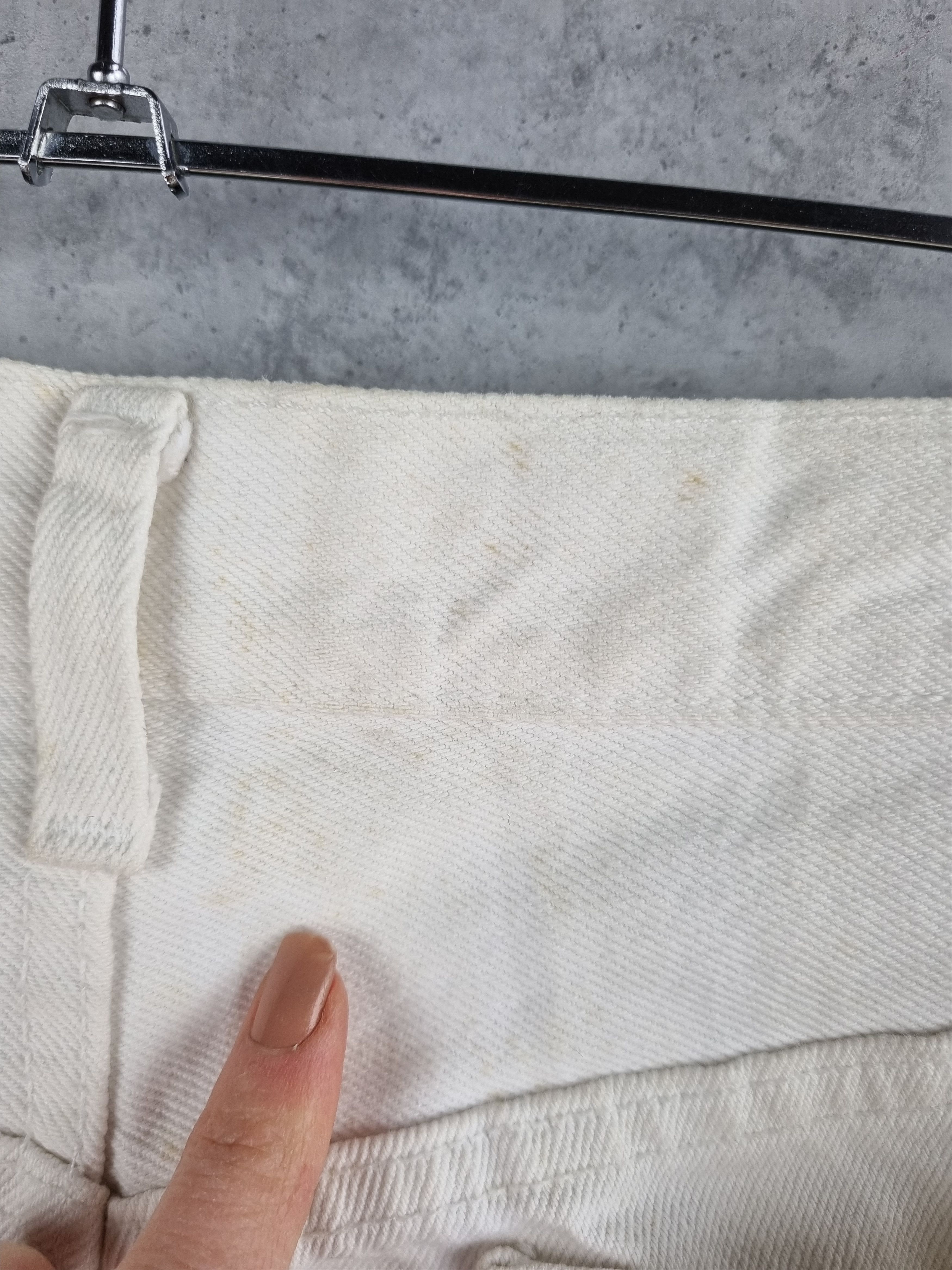 Levi's × Levi's Vintage Clothing 80s LEVIS 501 White Vintage Denim Jeans Rare Size US 33 - 17 Thumbnail