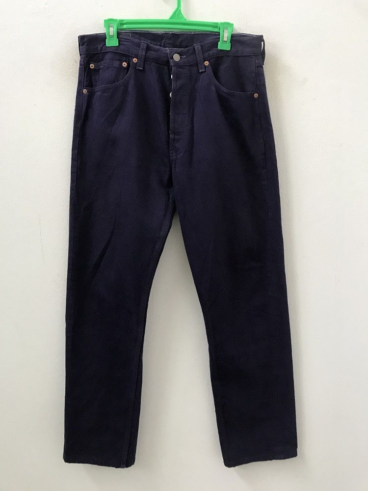 Levi's × Vintage 90s Levi's 501 Made in Usa Buttonfly Purple Denim Jeans Size US 33 - 1 Thumbnail