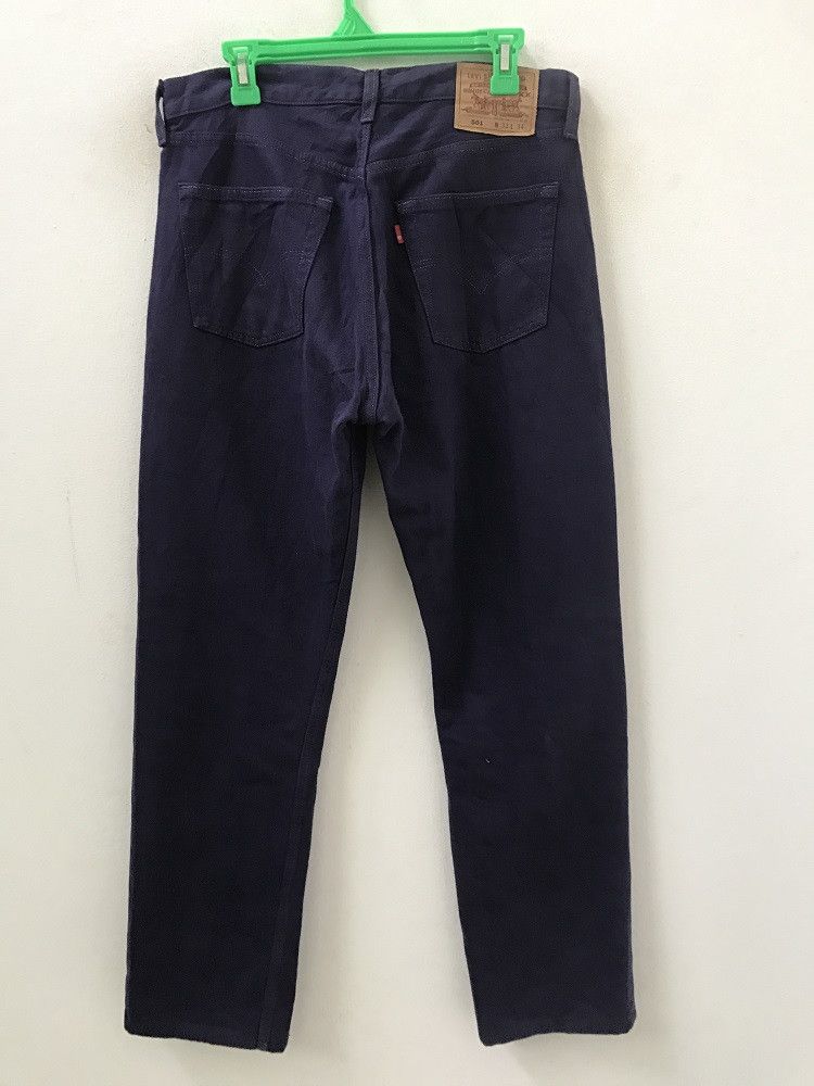 Levi's × Vintage 90s Levi's 501 Made in Usa Buttonfly Purple Denim Jeans Size US 33 - 7 Thumbnail