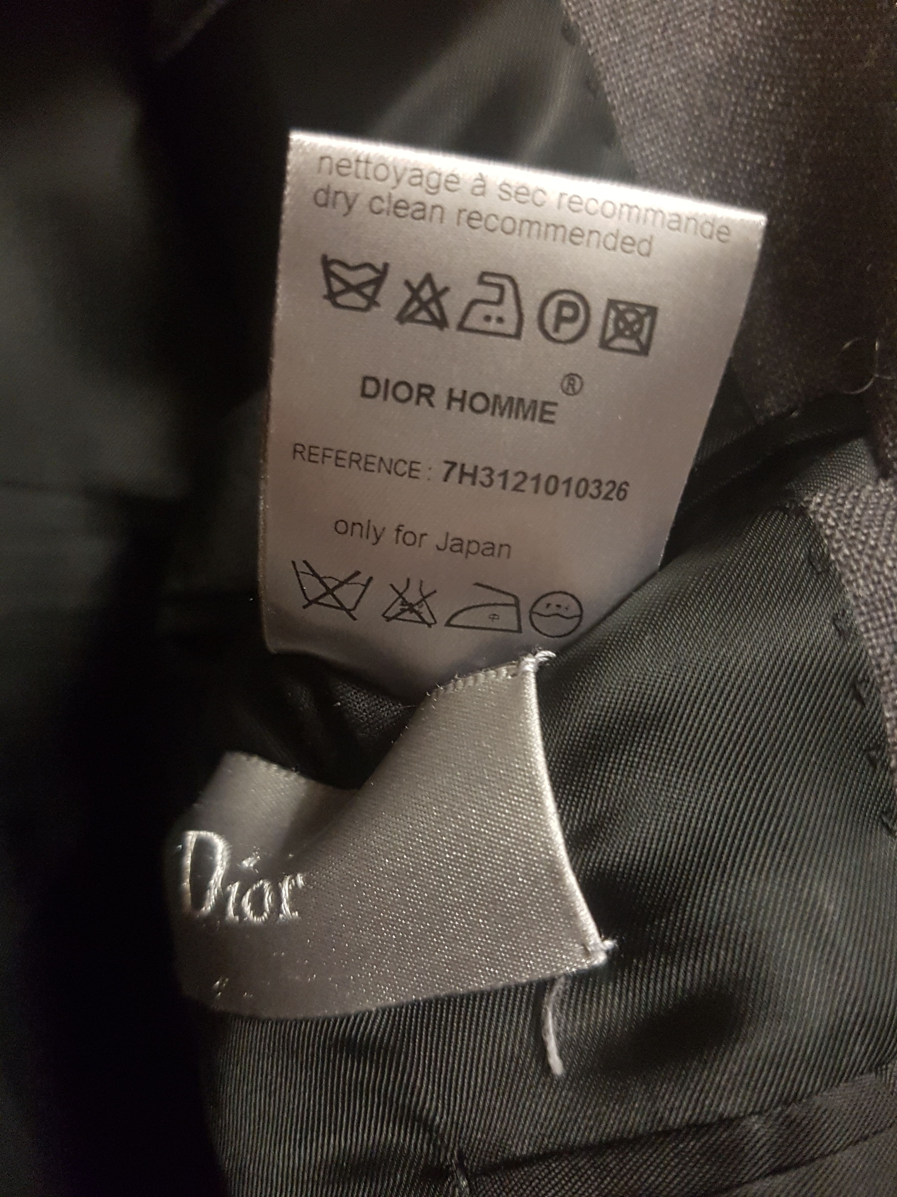 Dior Dior HOMME FW/07 Navigate Gray/Black Satin Contrast Blazer Size 48S - 6 Thumbnail