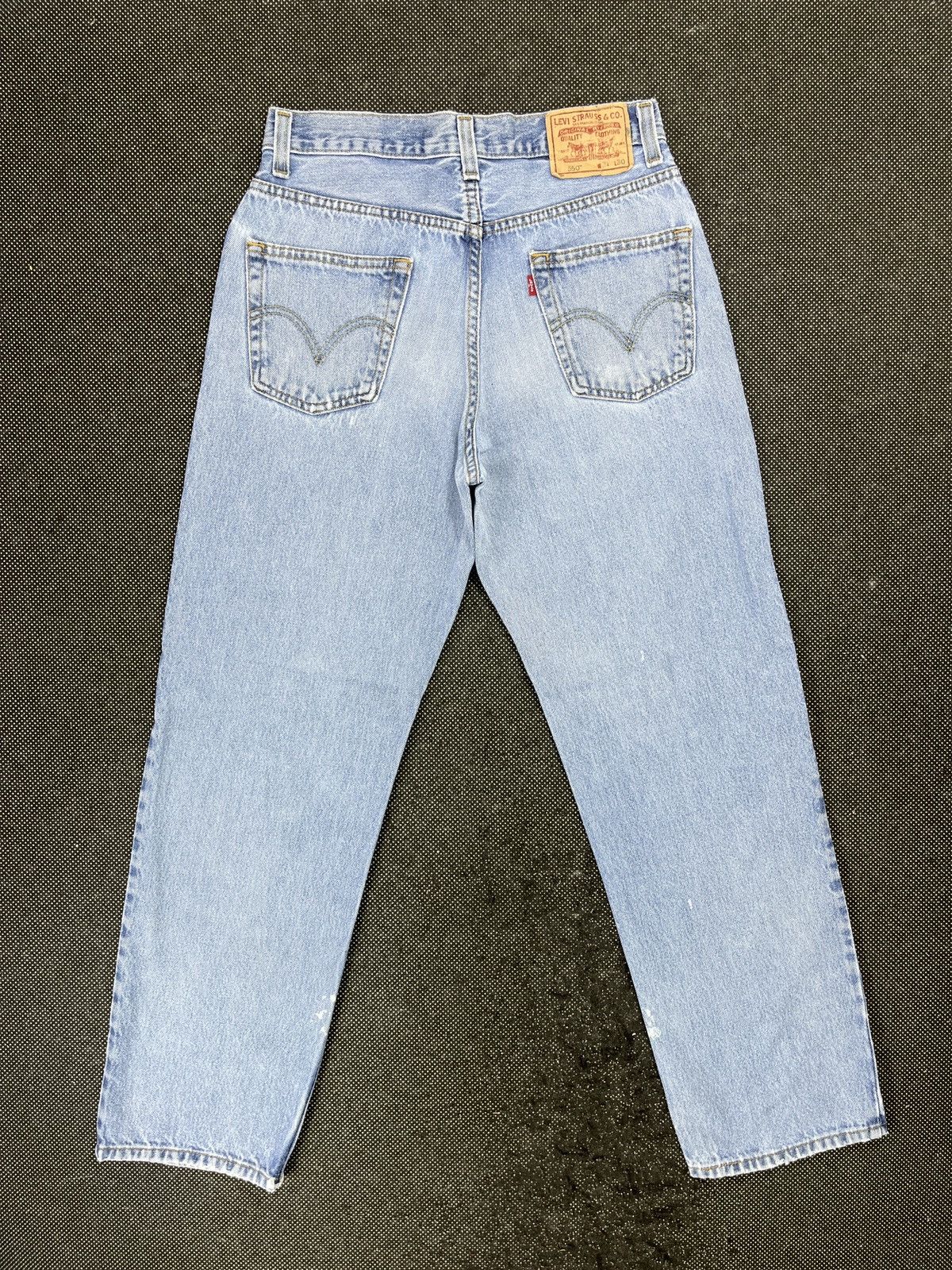 Levi's × Vintage Vintage Levis 550 Painted Jeans - J459 Size US 31 - 2 Thumbnail