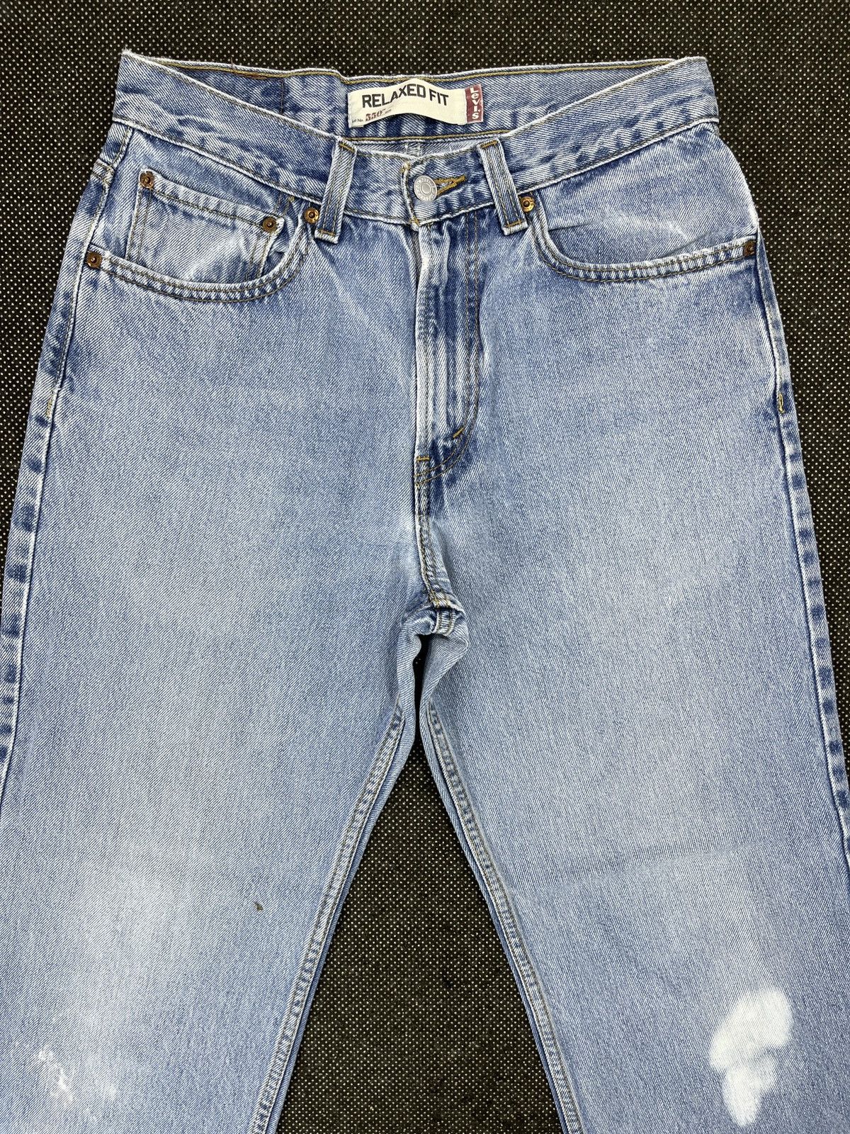 Levi's × Vintage Vintage Levis 550 Painted Jeans - J459 Size US 31 - 3 Thumbnail