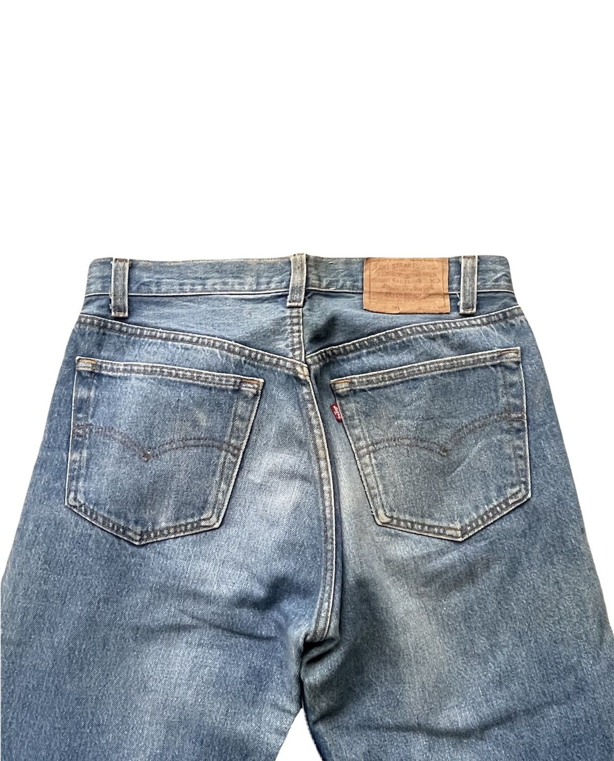 If Six Was Nine Vintage Levi’s 501 e 1988 Usa Aging Faded Wash Size US 31 - 8 Thumbnail