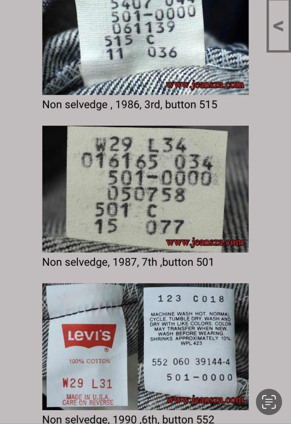 If Six Was Nine Vintage Levi’s 501 e 1988 Usa Aging Faded Wash Size US 31 - 21 Thumbnail