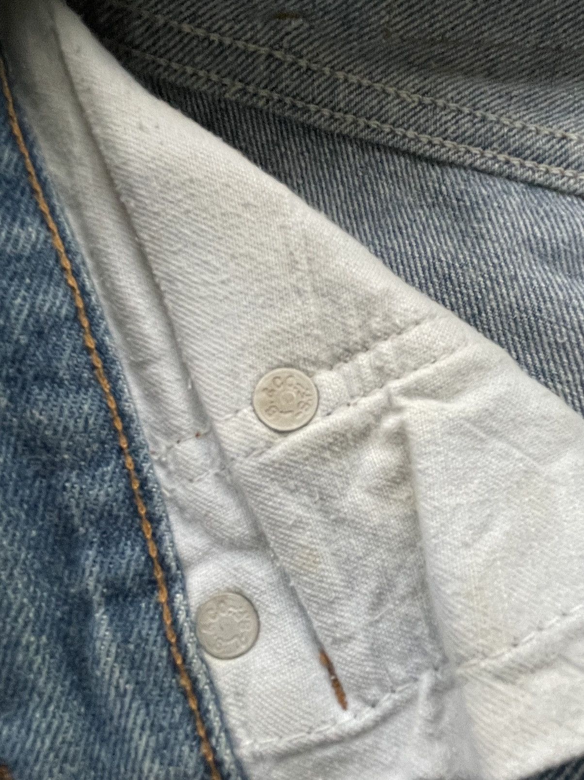If Six Was Nine Vintage Levi’s 501 e 1988 Usa Aging Faded Wash Size US 31 - 15 Thumbnail