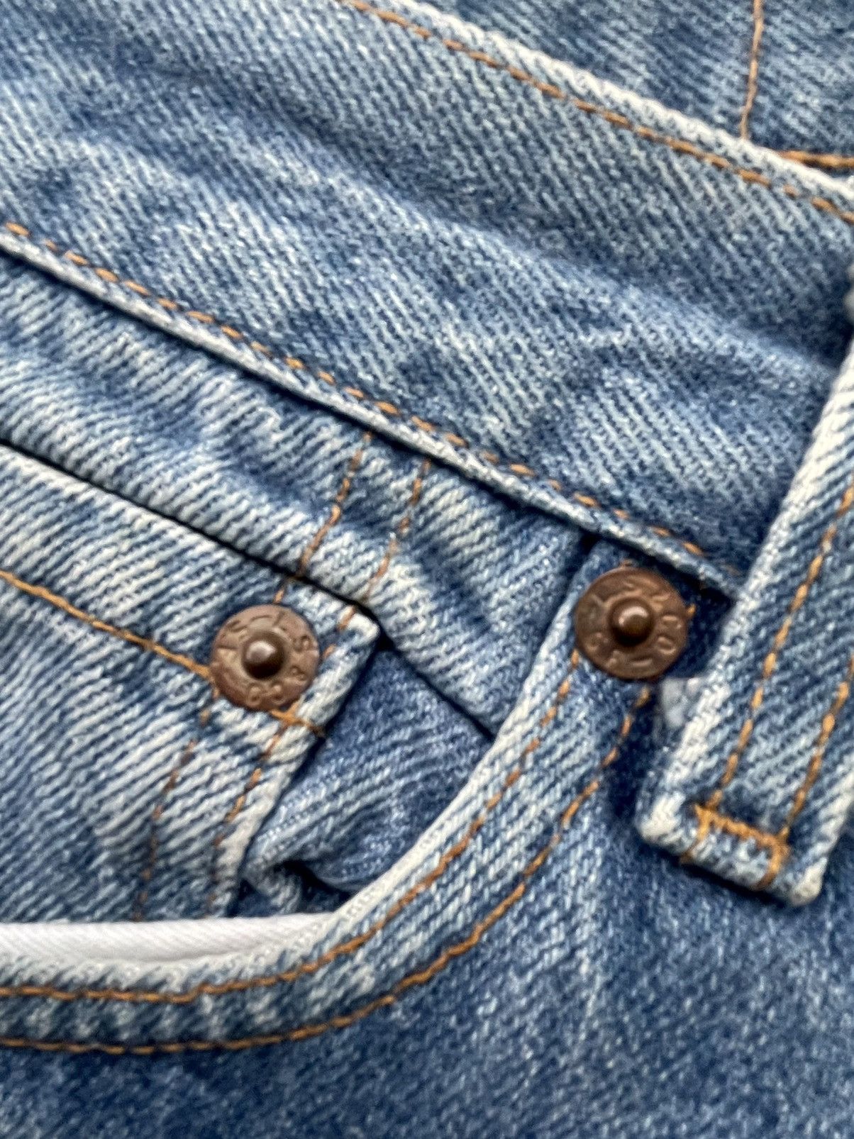 If Six Was Nine Vintage Levi’s 501 e 1988 Usa Aging Faded Wash Size US 31 - 18 Thumbnail