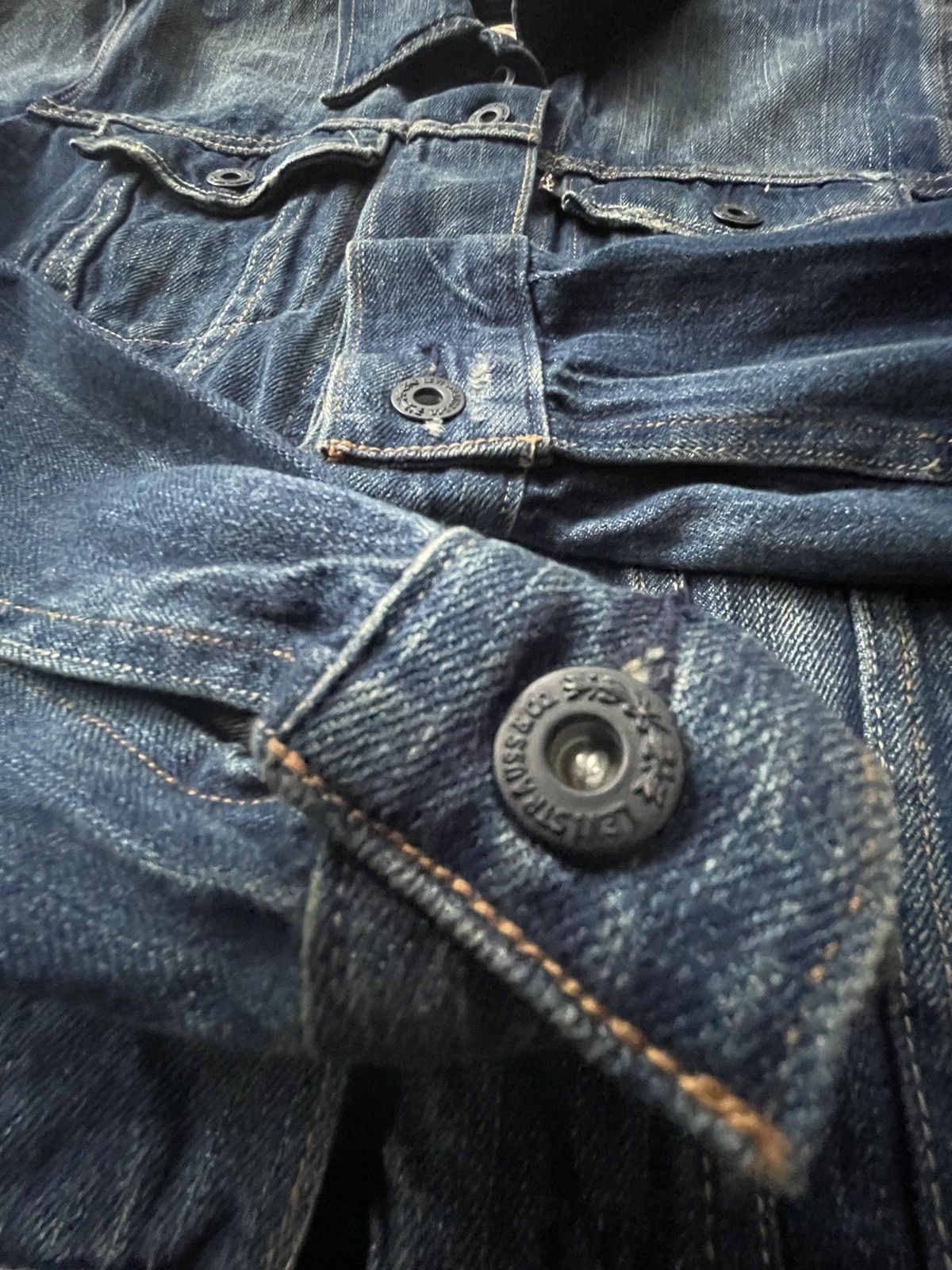 Levi's Levi’s Denim Jacket Nice Faded Design Size US XS / EU 42 / 0 - 8 Thumbnail