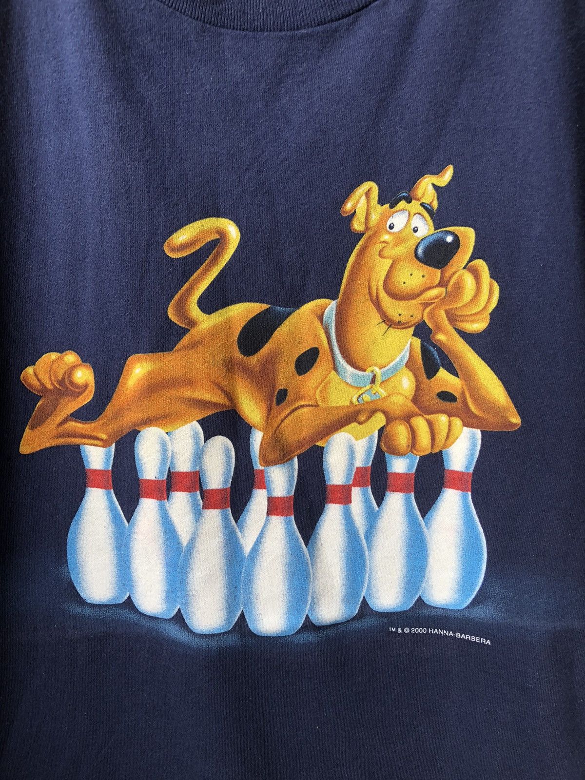 image of Cartoon Network x Movie Vintage Scooby Doo Hanna Barbera in Navy, Men's (Size 2XL)