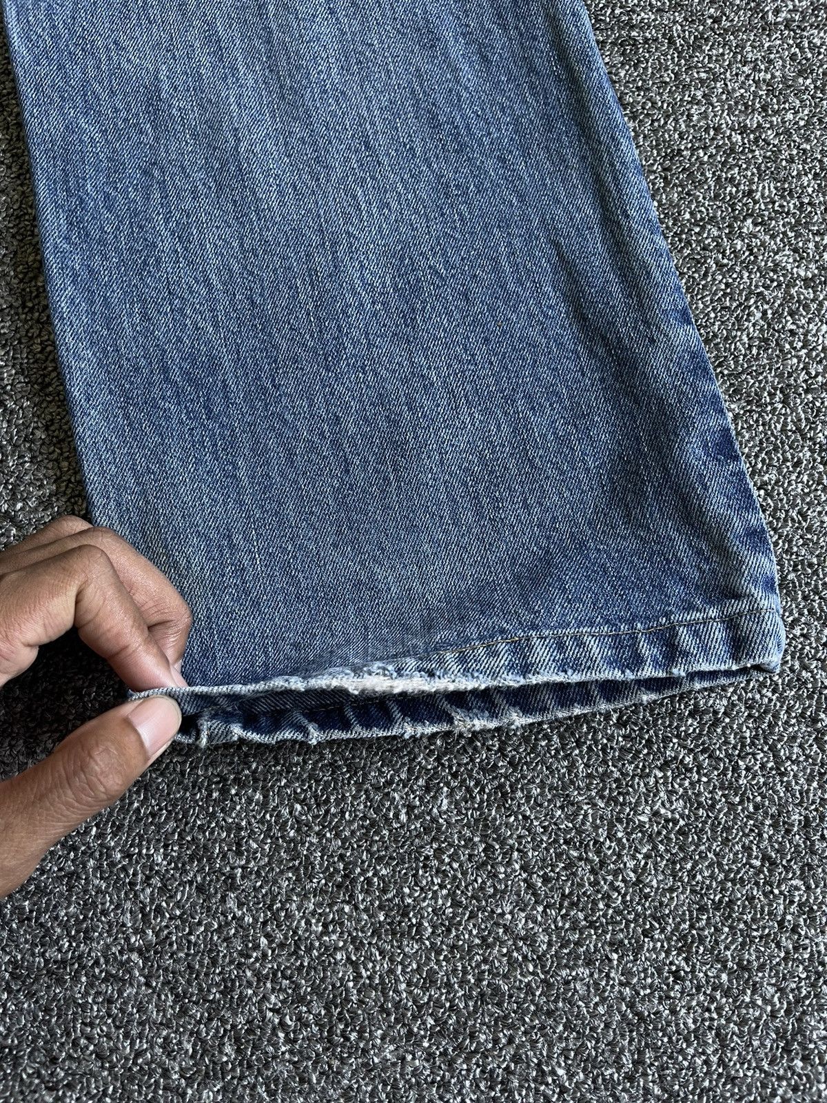 Levi's Levis Jean 501 distressed Blue Fade Grunge Rock Pant Size US 34 / EU 50 - 14 Thumbnail