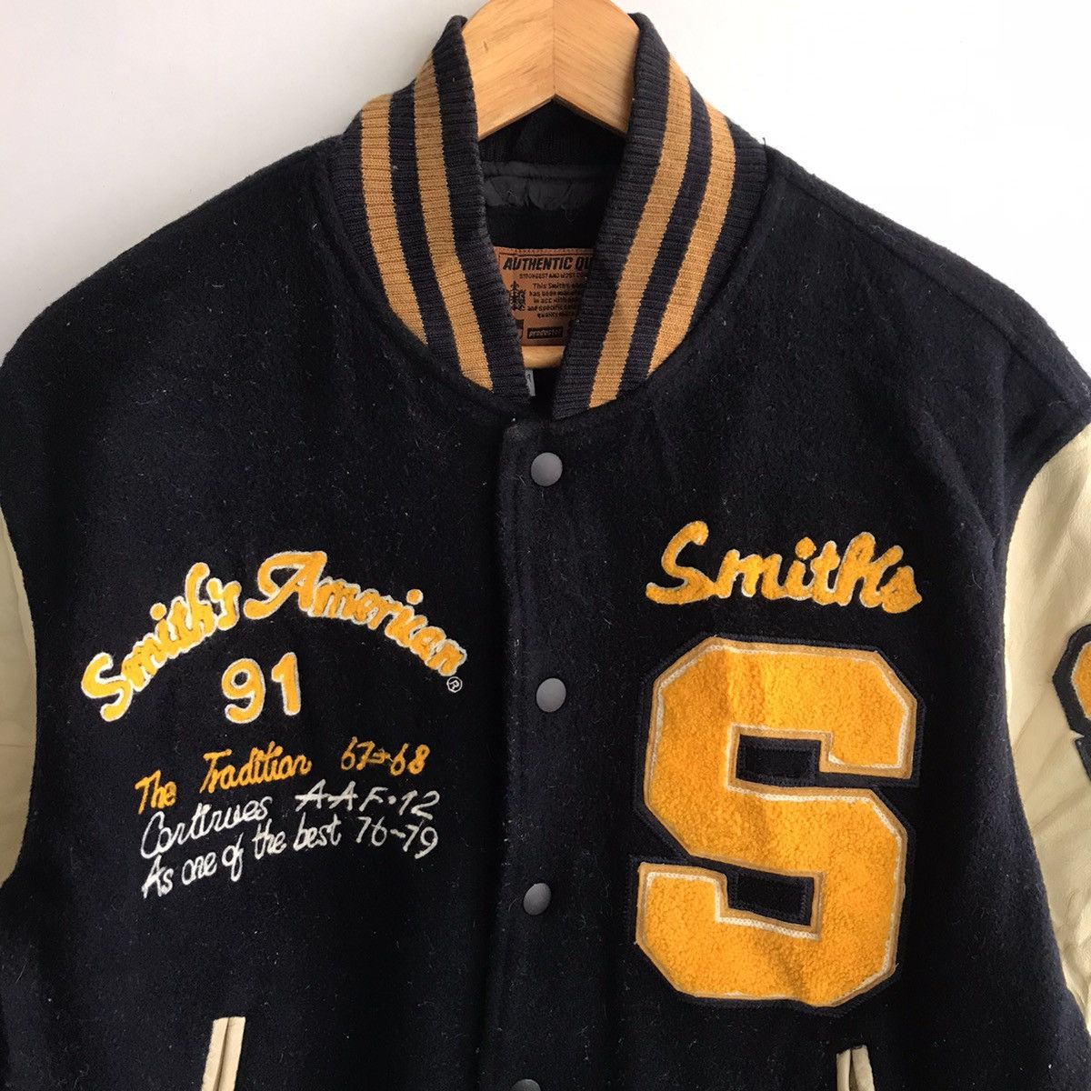 The Smiths VINTAGE SMITHS AMERICA VARSITY JACKET Size US M / EU 48-50 / 2 - 2 Thumbnail