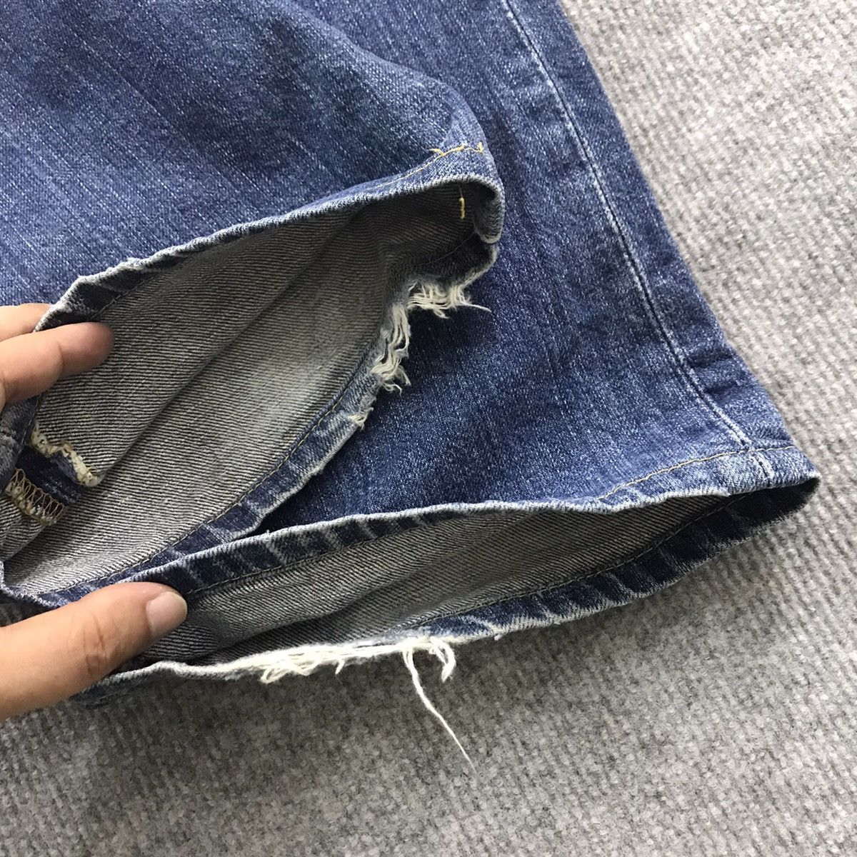 Levi's Vintage Clothing × Vintage BAGGY💥Levi’s 501 Blue Faded denim pants Size US 34 / EU 50 - 8 Thumbnail