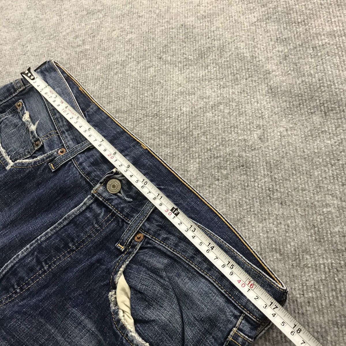 Levi's Vintage Clothing × Vintage BAGGY💥Levi’s 501 Blue Faded denim pants Size US 34 / EU 50 - 16 Thumbnail