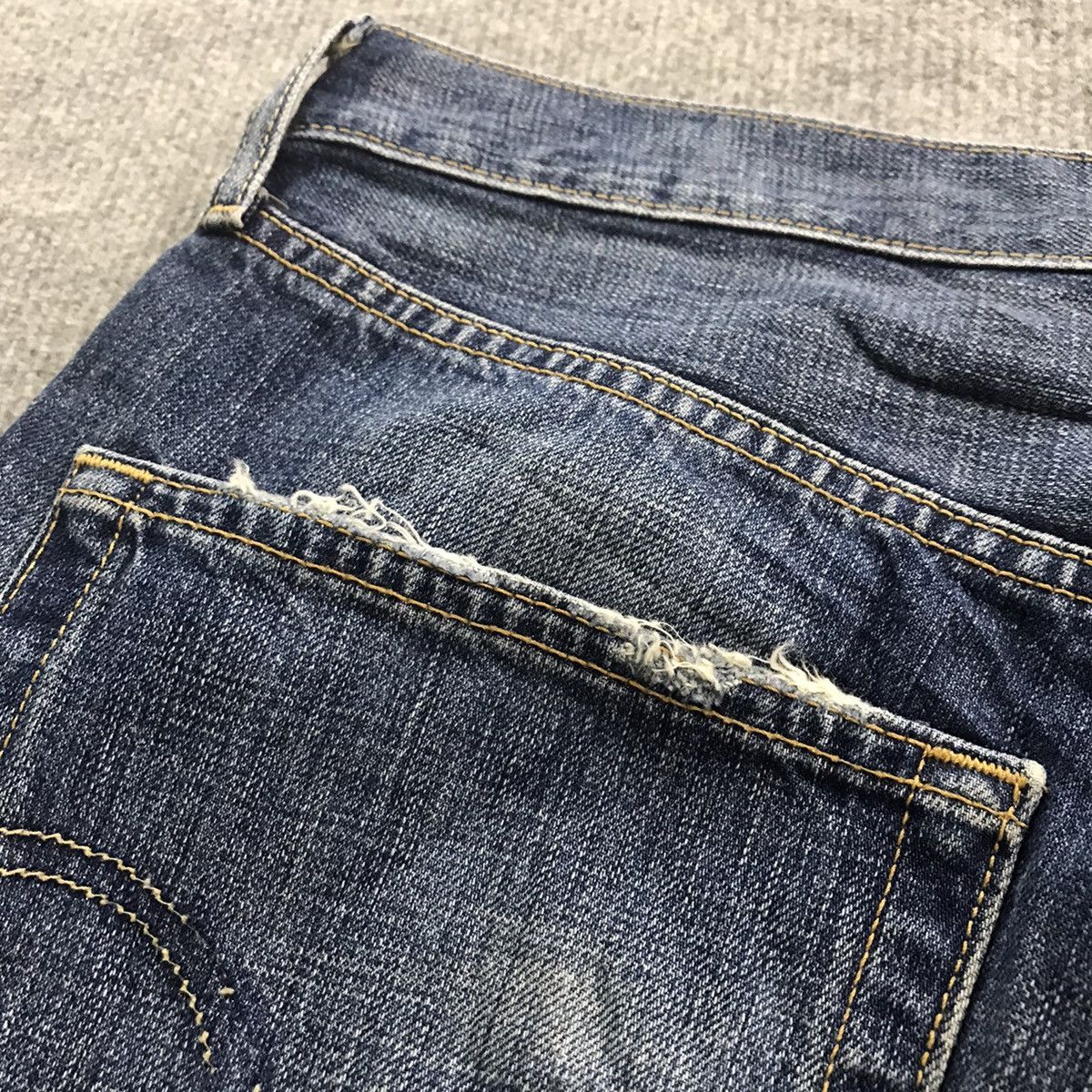 Levi's Vintage Clothing × Vintage BAGGY💥Levi’s 501 Blue Faded denim pants Size US 34 / EU 50 - 14 Thumbnail