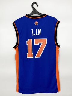 This is Jeremy Lin Jersey, New York Knicks 17 Green Swingman Jersey