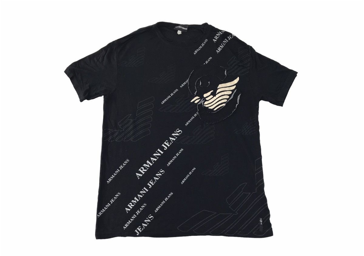 Emporio Armani Emporio Armani Swimwear Spell Out Printed Tee T-shirt Size US S / EU 44-46 / 1 - 1 Thumbnail