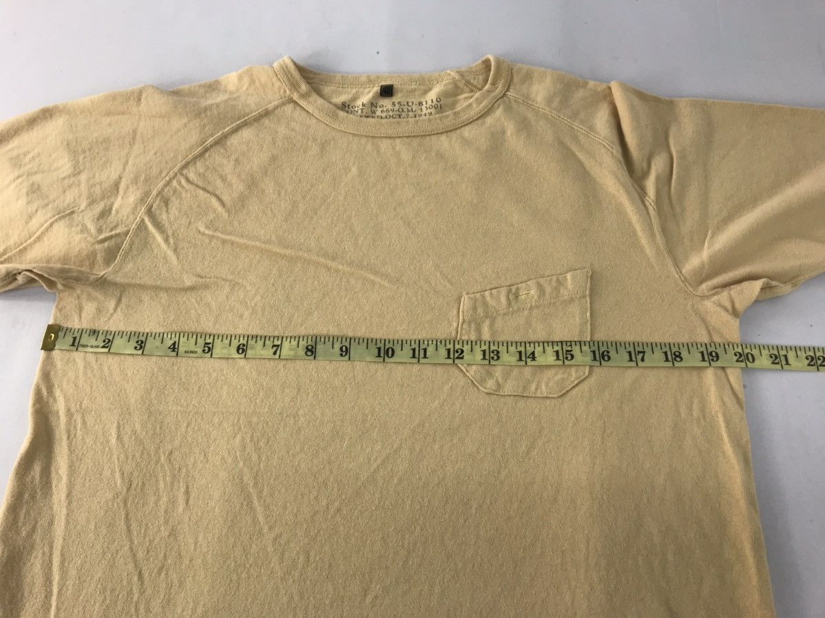Nigel Cabourn Nigel Cabourn Stock No 55 Plain Single Pocket Tee Size US S / EU 44-46 / 1 - 9 Thumbnail