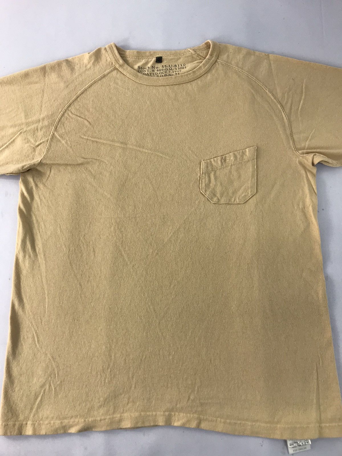 Nigel Cabourn Nigel Cabourn Stock No 55 Plain Single Pocket Tee Size US S / EU 44-46 / 1 - 2 Thumbnail
