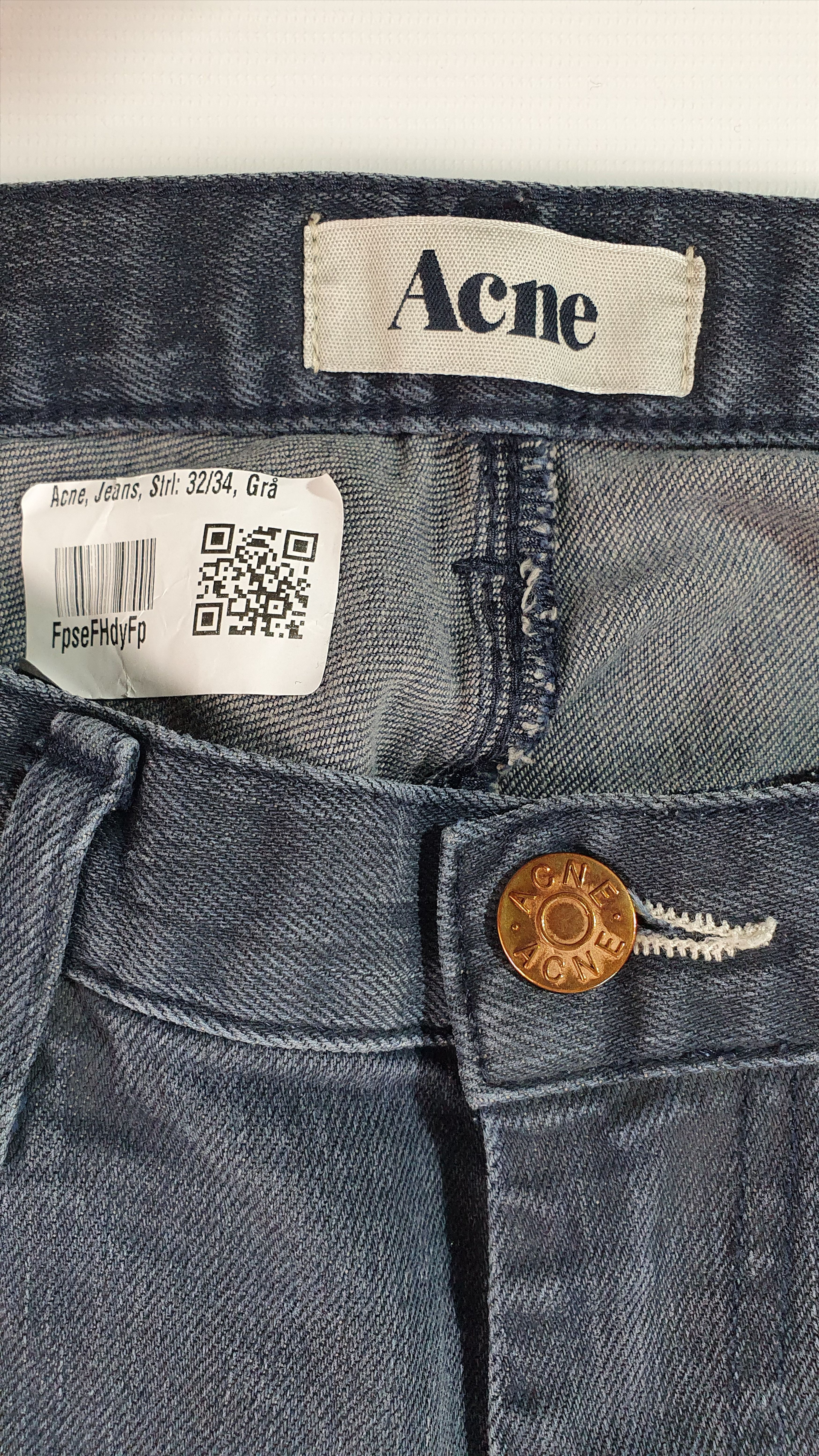 Acne Studios Acne Studios Max/Thunder Denim Jeans seen on KANYE WEST Size US 31 - 11 Thumbnail