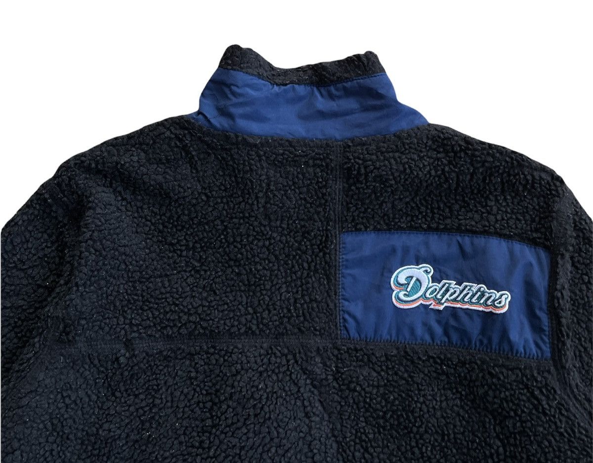 NFL 🔥RARE🔥NFL Dolphins Deep Pile Fleece Jacket Size US M / EU 48-50 / 2 - 14 Thumbnail