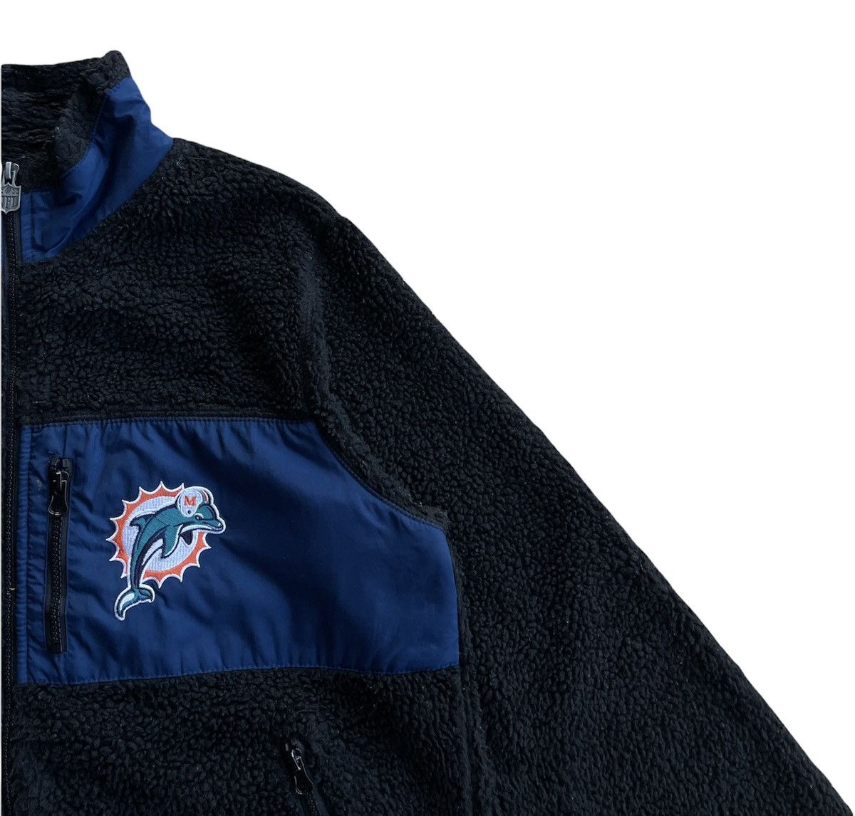NFL 🔥RARE🔥NFL Dolphins Deep Pile Fleece Jacket Size US M / EU 48-50 / 2 - 3 Thumbnail