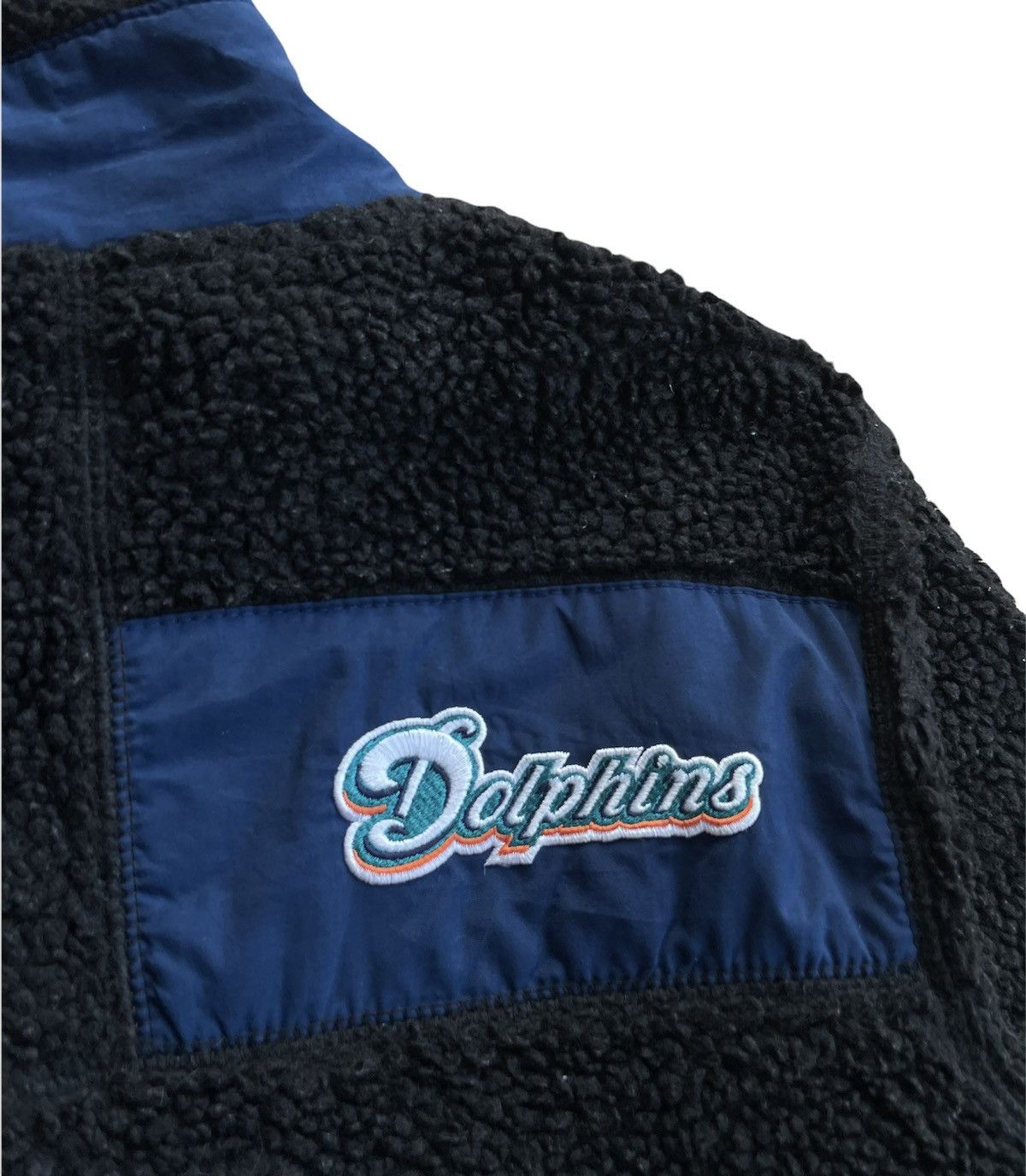 NFL 🔥RARE🔥NFL Dolphins Deep Pile Fleece Jacket Size US M / EU 48-50 / 2 - 15 Thumbnail