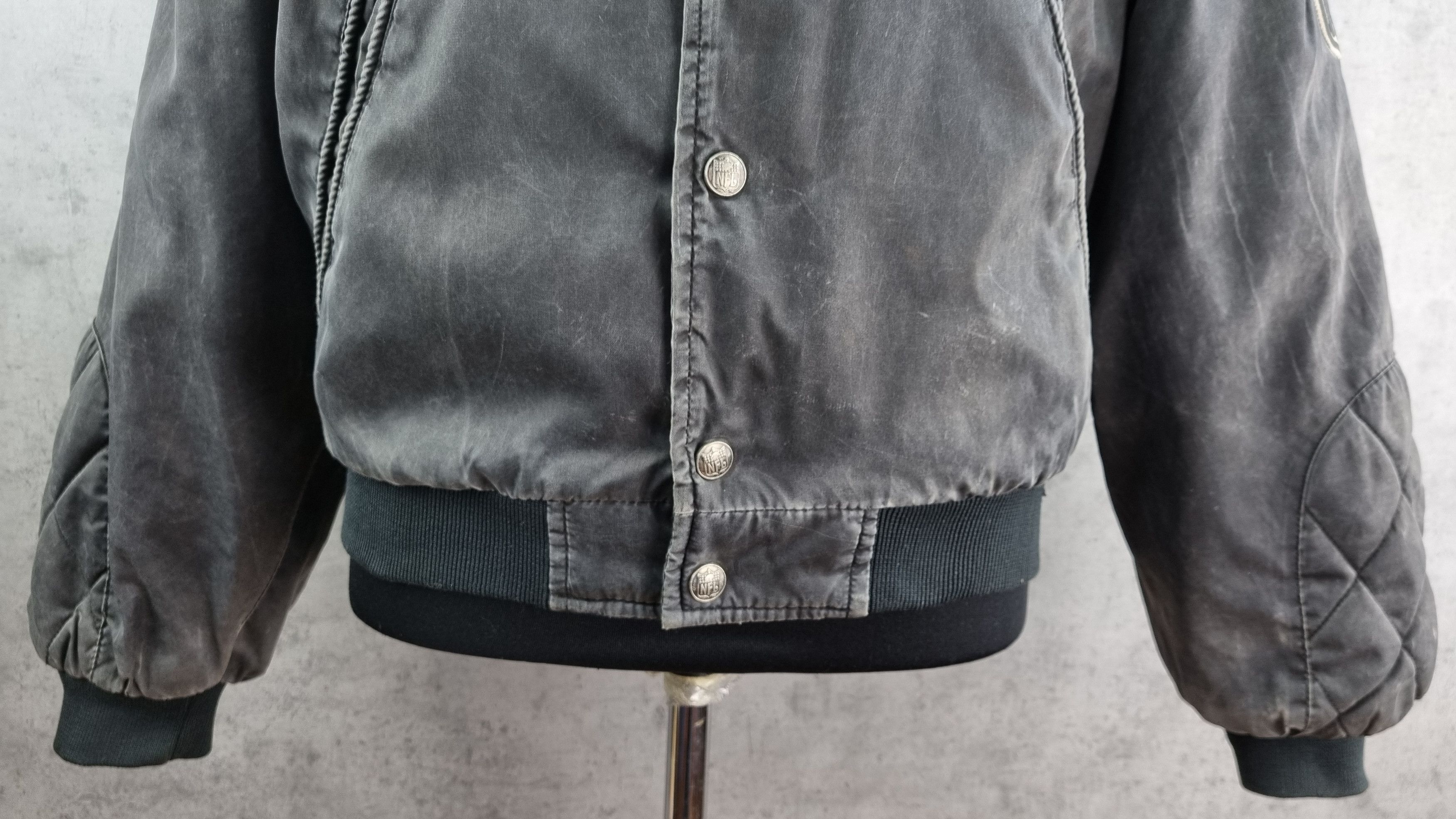 NFL × Vintage 1991 Faded RAIDERS NFL Los Angeles Embroided Logo Bomber Size US M / EU 48-50 / 2 - 14 Thumbnail