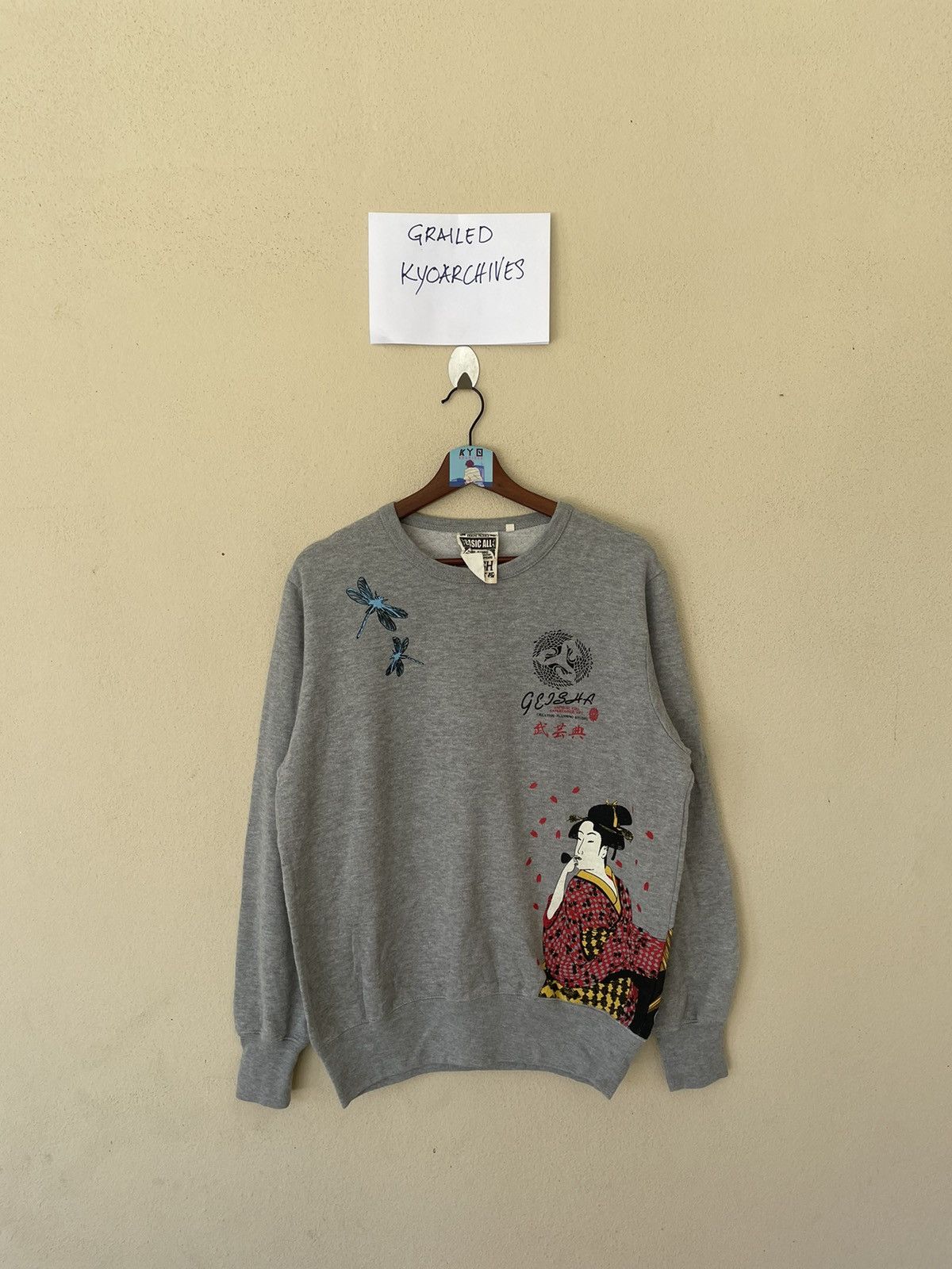 Japanese Brand × Vintage EDO GEISHA SWEATSHIRT Size US L / EU 52-54 / 3 - 2 Thumbnail