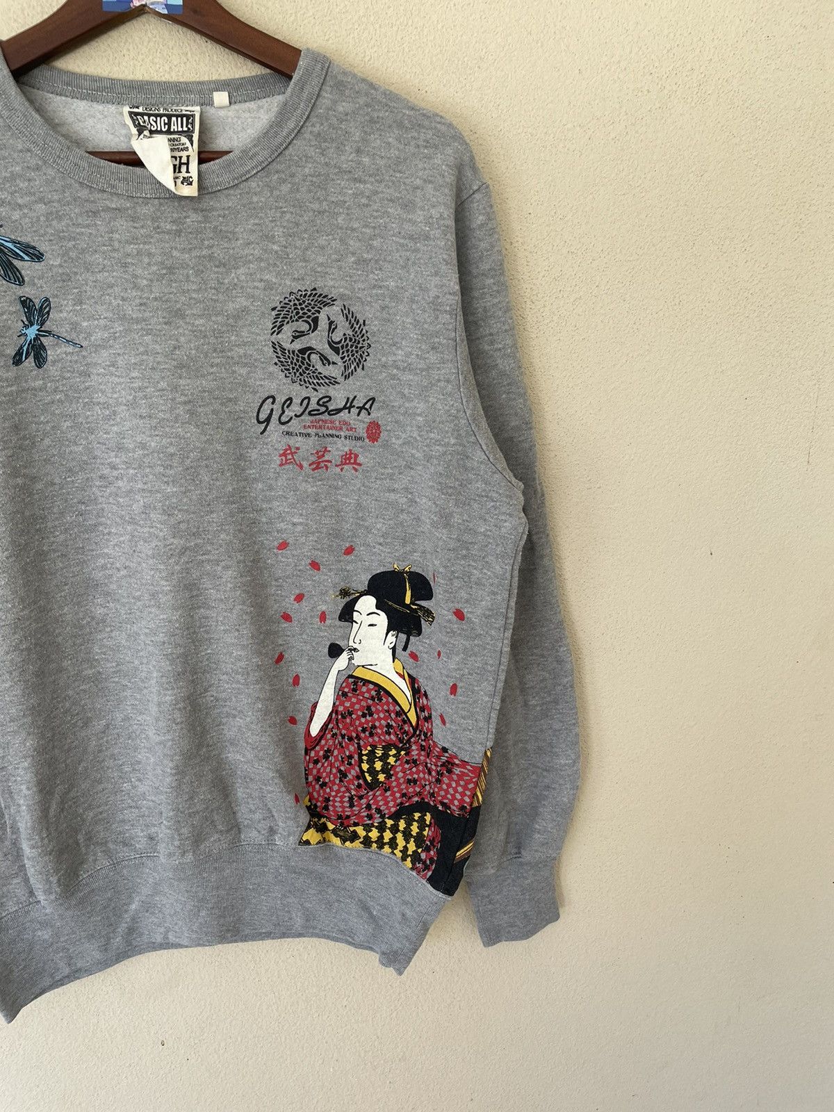 Japanese Brand × Vintage EDO GEISHA SWEATSHIRT Size US L / EU 52-54 / 3 - 5 Thumbnail