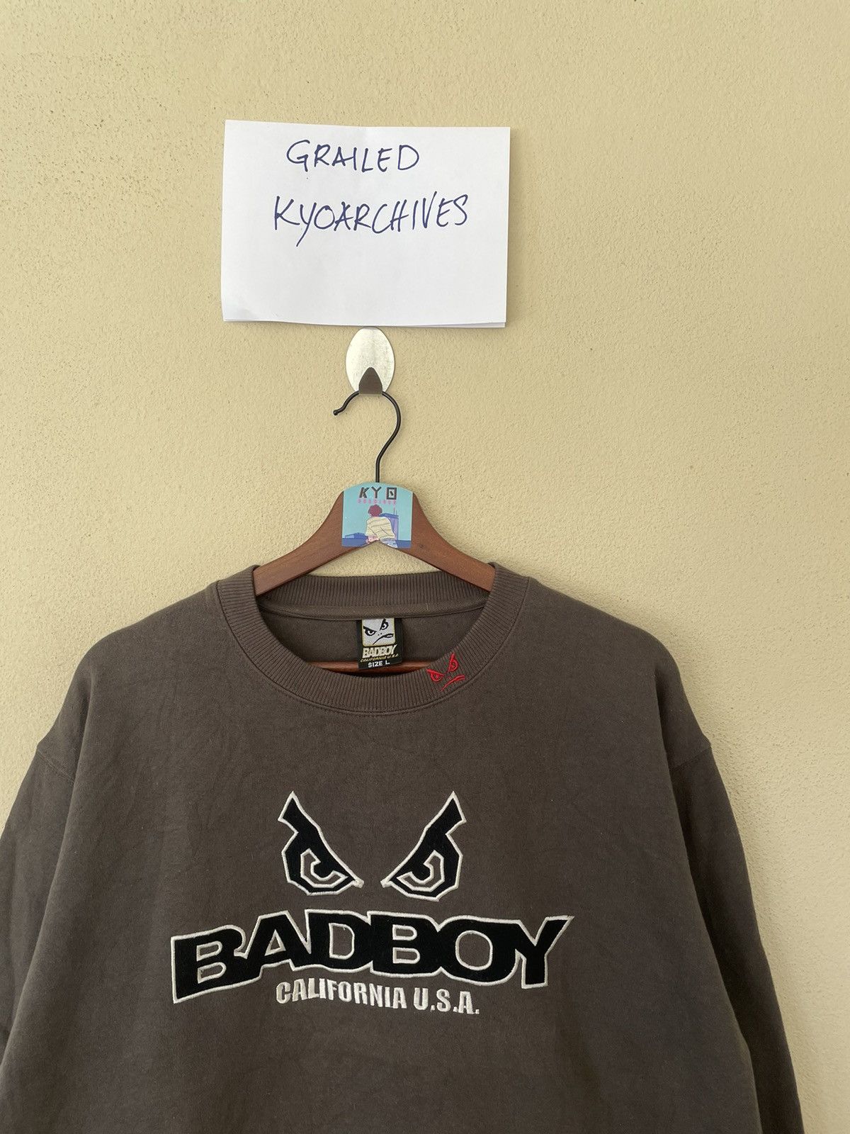 Vintage VINTAGE BAD BOY SWEATSHIRT Size US L / EU 52-54 / 3 - 3 Thumbnail