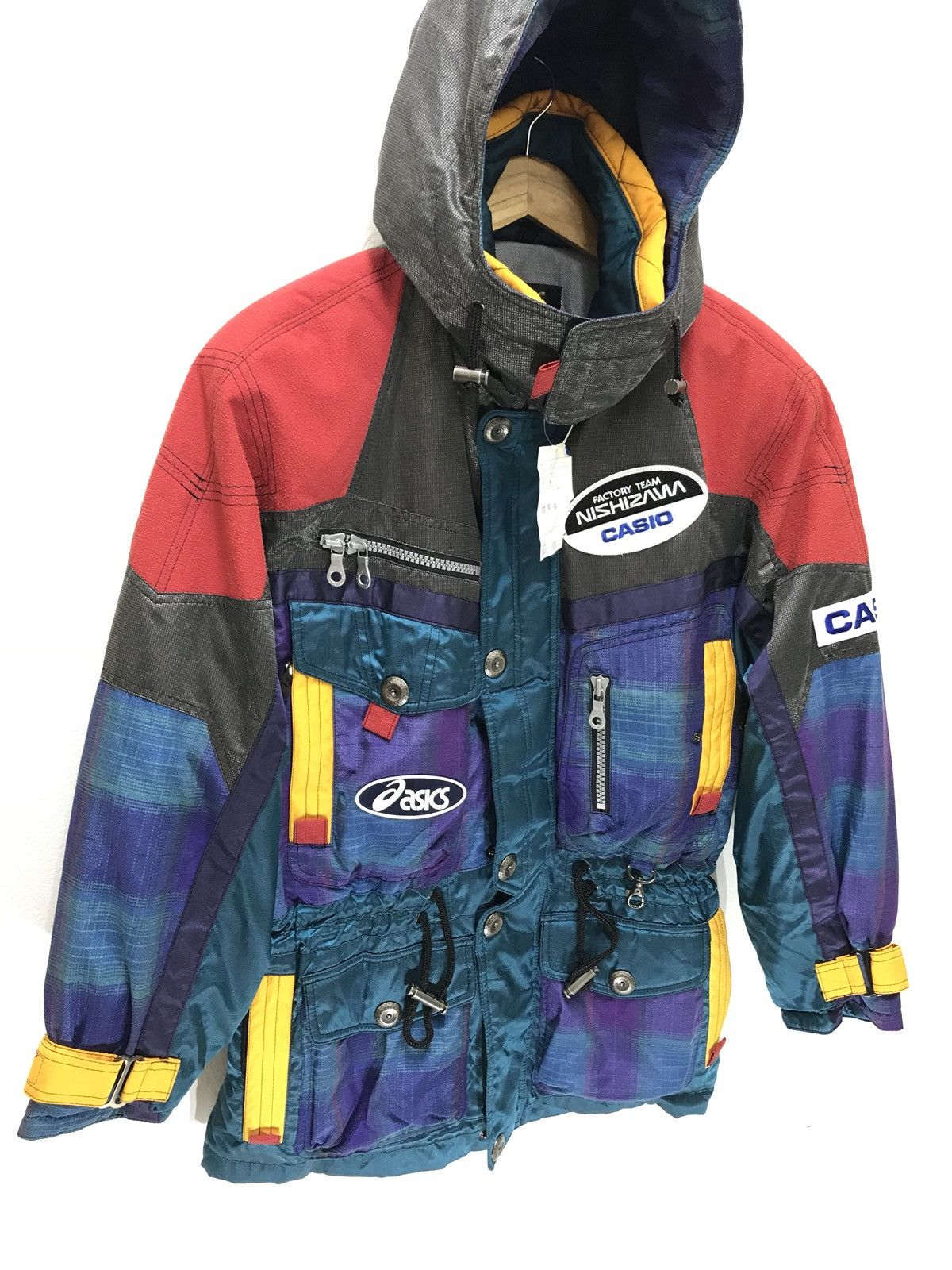 Asics ❄Deadstock NWT Asics Skiwear Casio Parka Multi Colour Size US M / EU 48-50 / 2 - 2 Thumbnail