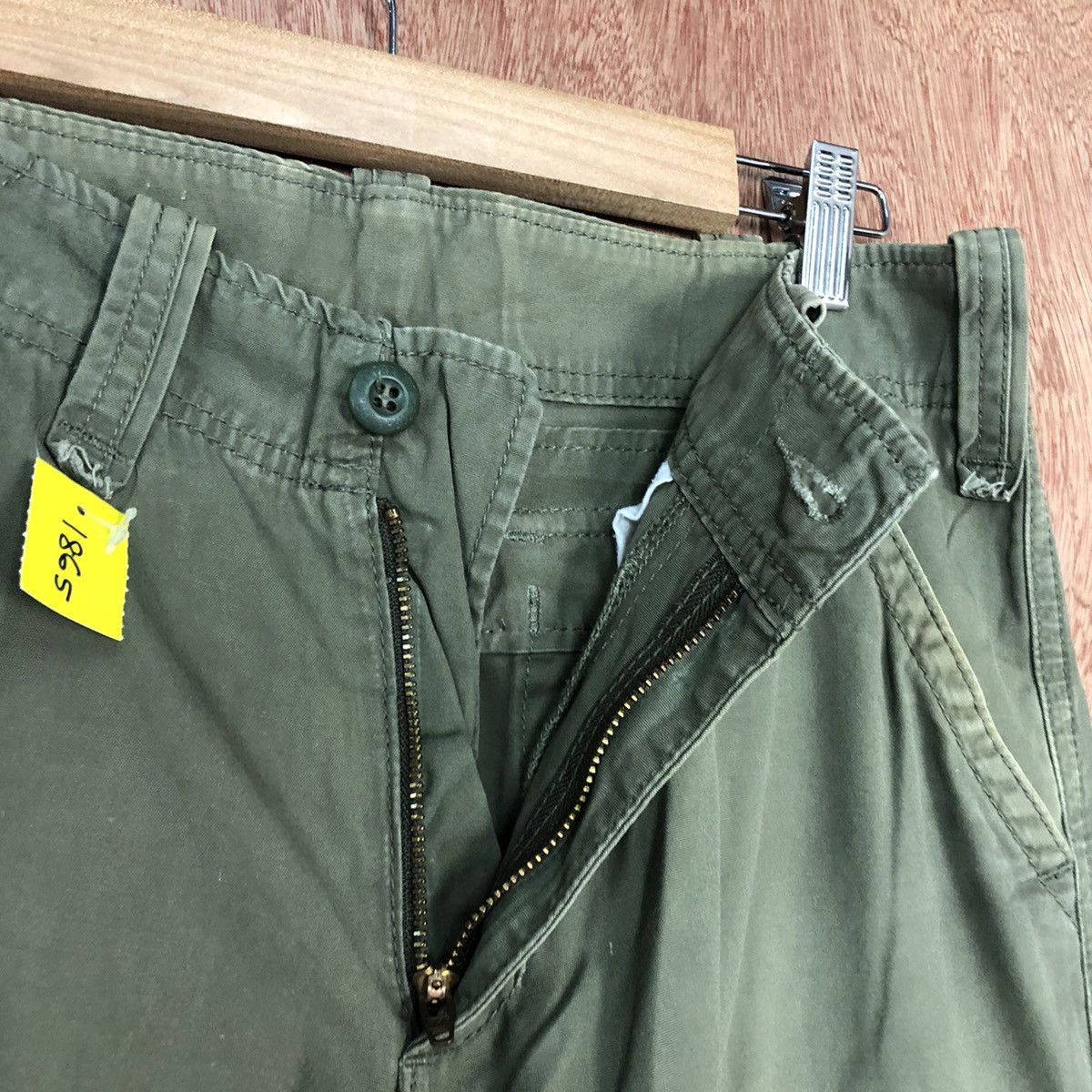 Alpha Industries DLL Alpha Industries Green Multipocket Cargo Pants #1865 Size US 28 / EU 44 - 11 Thumbnail