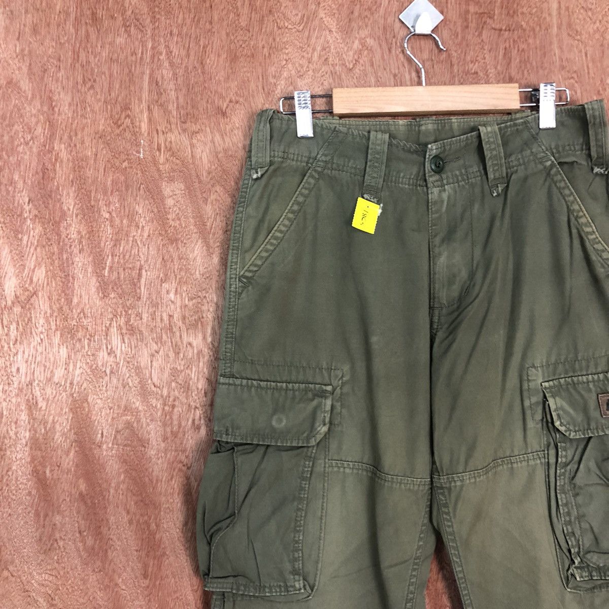 Alpha Industries DLL Alpha Industries Green Multipocket Cargo Pants #1865 Size US 28 / EU 44 - 6 Thumbnail