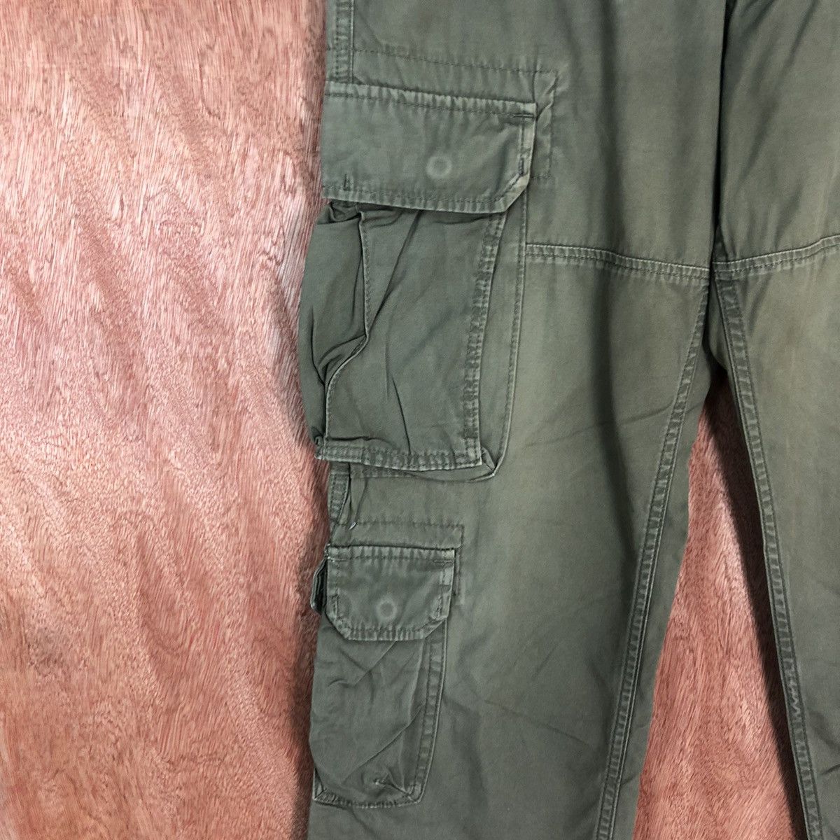 Alpha Industries DLL Alpha Industries Green Multipocket Cargo Pants #1865 Size US 28 / EU 44 - 8 Thumbnail