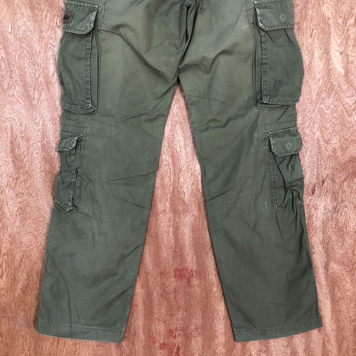 Alpha Industries DLL Alpha Industries Green Multipocket Cargo Pants #1865 Size US 28 / EU 44 - 14 Thumbnail
