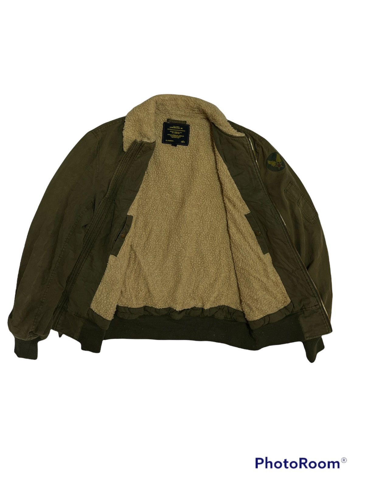 Alpha Industries SICK🔥B-10 Alpha Industries Sun Faded Green Army Size US XXL / EU 58 / 5 - 7 Thumbnail