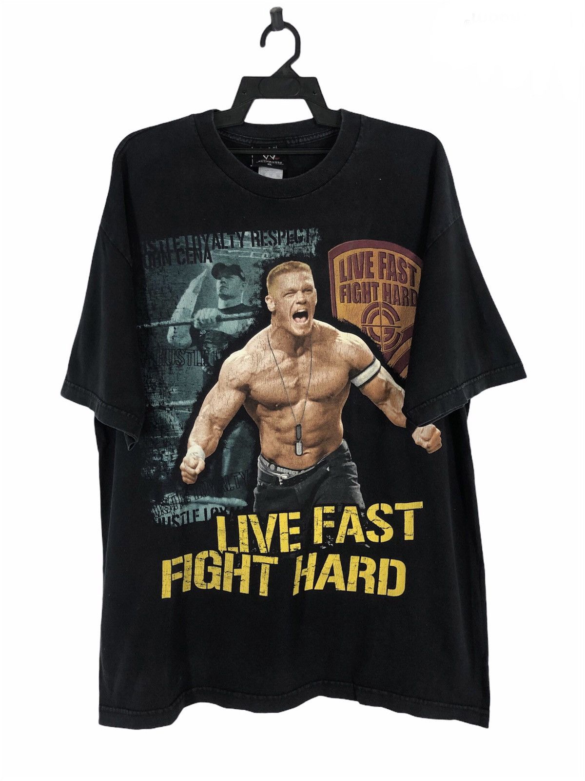 Vintage × WWE × WWF WWE John Cena Live Fast Fight Hard T Shirt cw21 Size US XL / EU 56 / 4 - 1 Thumbnail