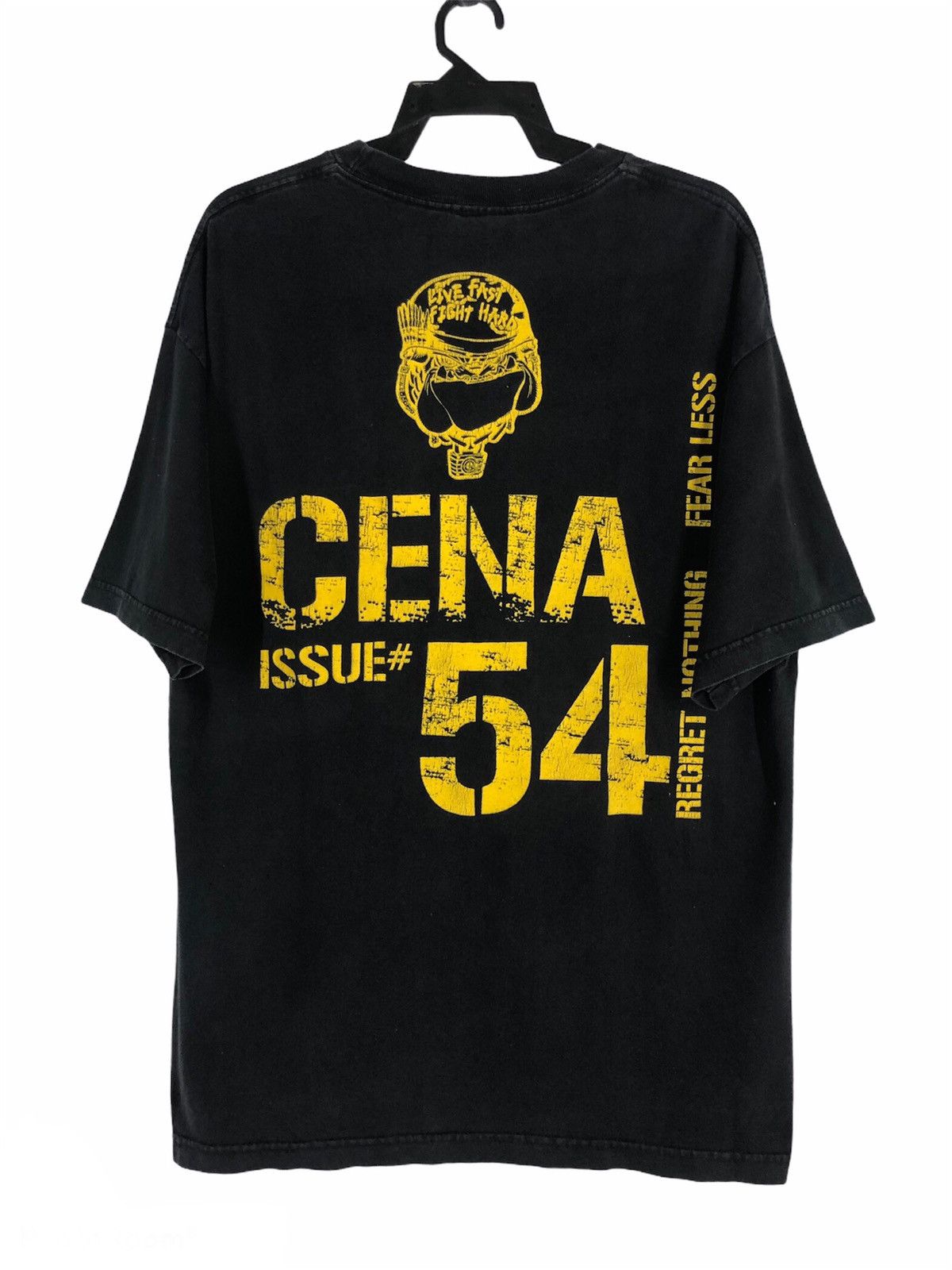 Vintage × WWE × WWF WWE John Cena Live Fast Fight Hard T Shirt cw21 Size US XL / EU 56 / 4 - 2 Thumbnail