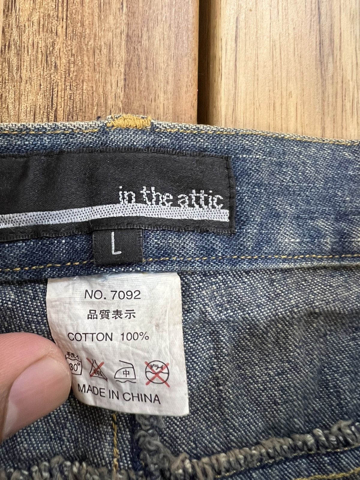 In The Attic In The Attic Flare Distressed Denim Jeans Size US 32 / EU 48 - 6 Thumbnail