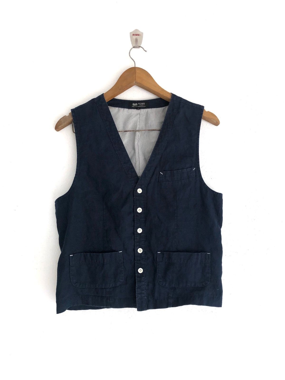 Beams Plus Beams Vest cw21 Size 34S - 1 Thumbnail