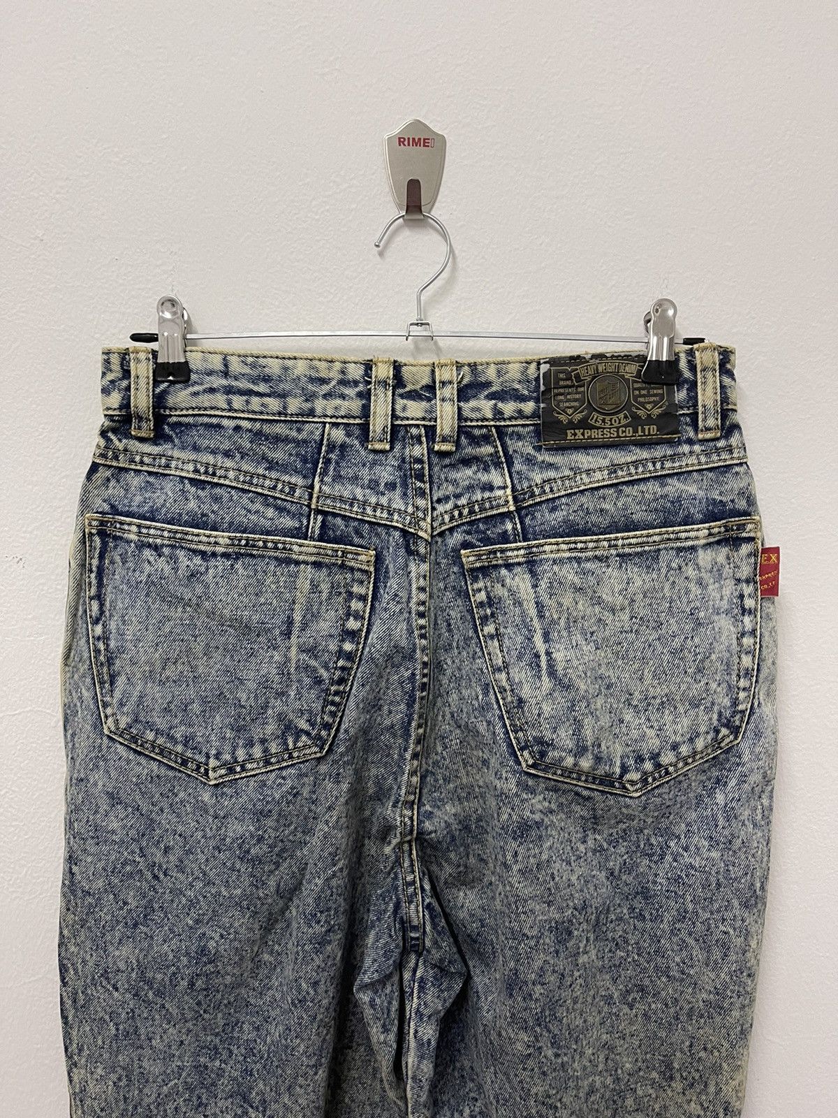Japanese Brand × Vintage Japanese Baggy Blue Wash Distressed Denim Jean Size US 30 / EU 46 - 12 Thumbnail