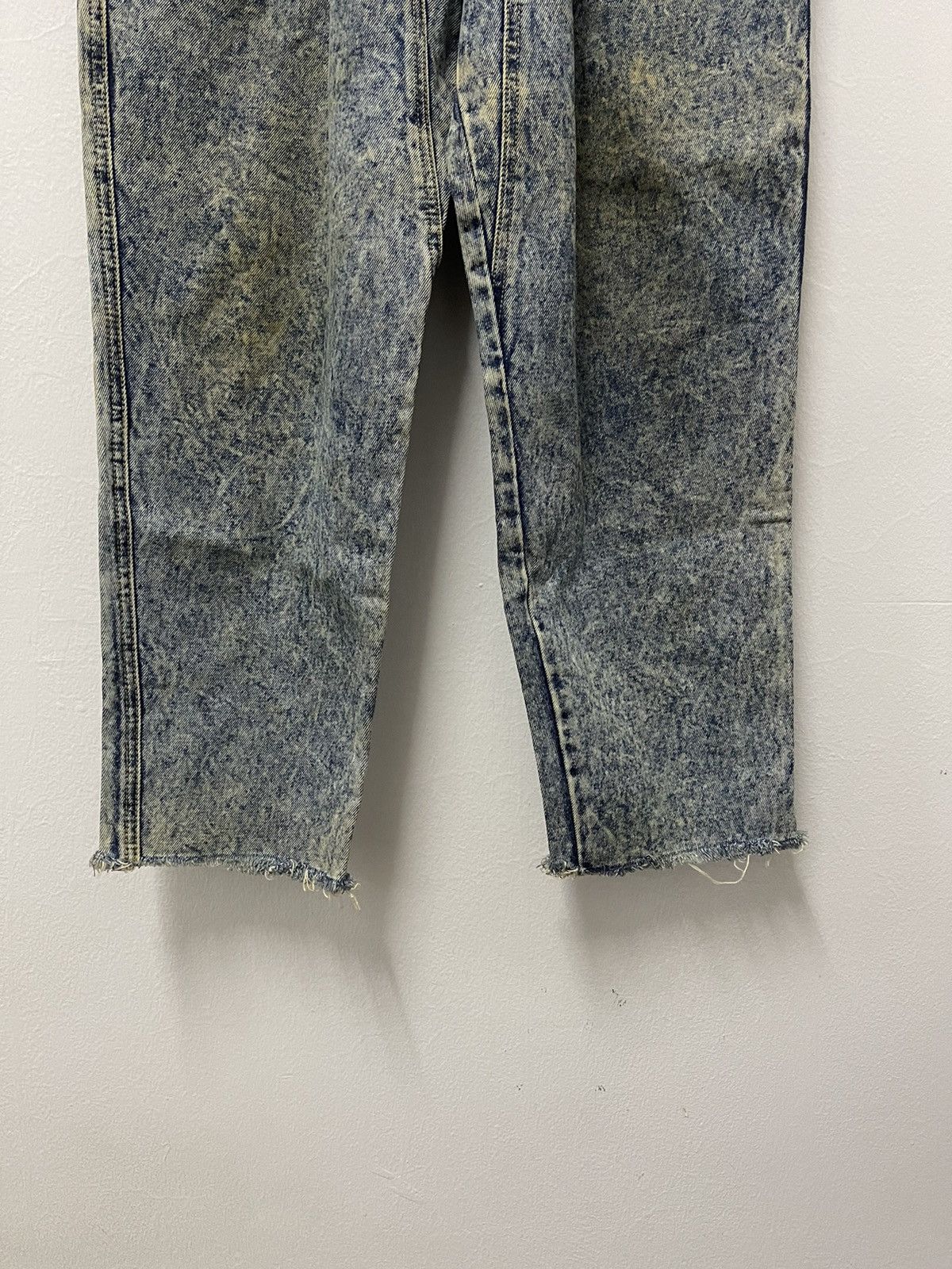 Japanese Brand × Vintage Japanese Baggy Blue Wash Distressed Denim Jean Size US 30 / EU 46 - 3 Thumbnail