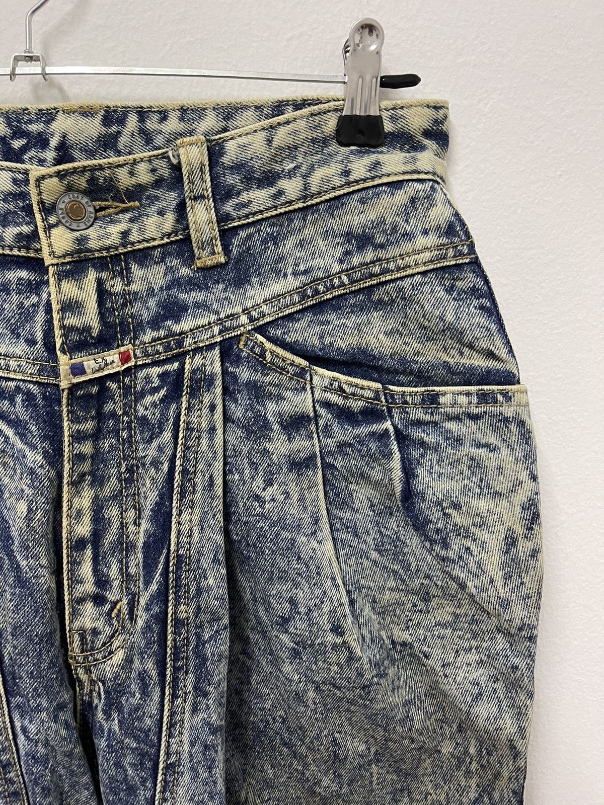 Japanese Brand × Vintage Japanese Baggy Blue Wash Distressed Denim Jean Size US 30 / EU 46 - 5 Thumbnail