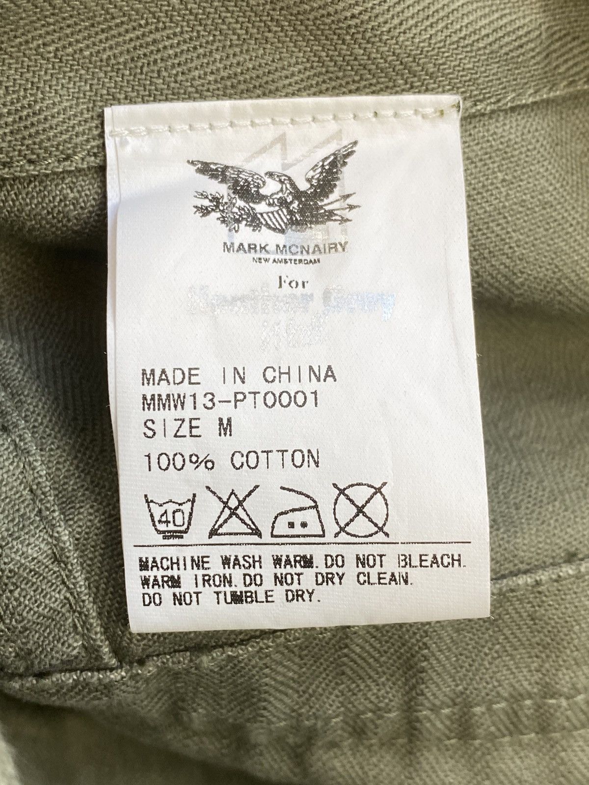 Mark McNairy Mark McNairy Herringbone Suspended Work Trousers Size US 34 / EU 50 - 9 Thumbnail