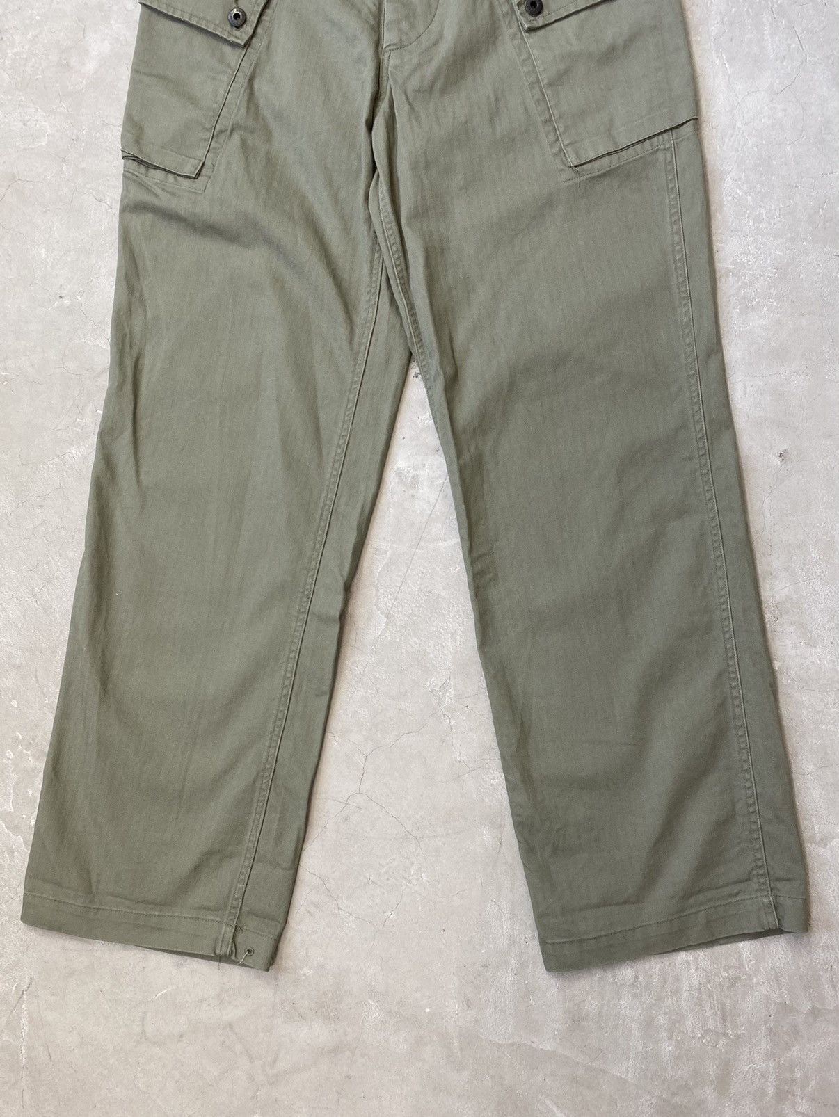 Mark McNairy Mark McNairy Herringbone Suspended Work Trousers Size US 34 / EU 50 - 4 Thumbnail