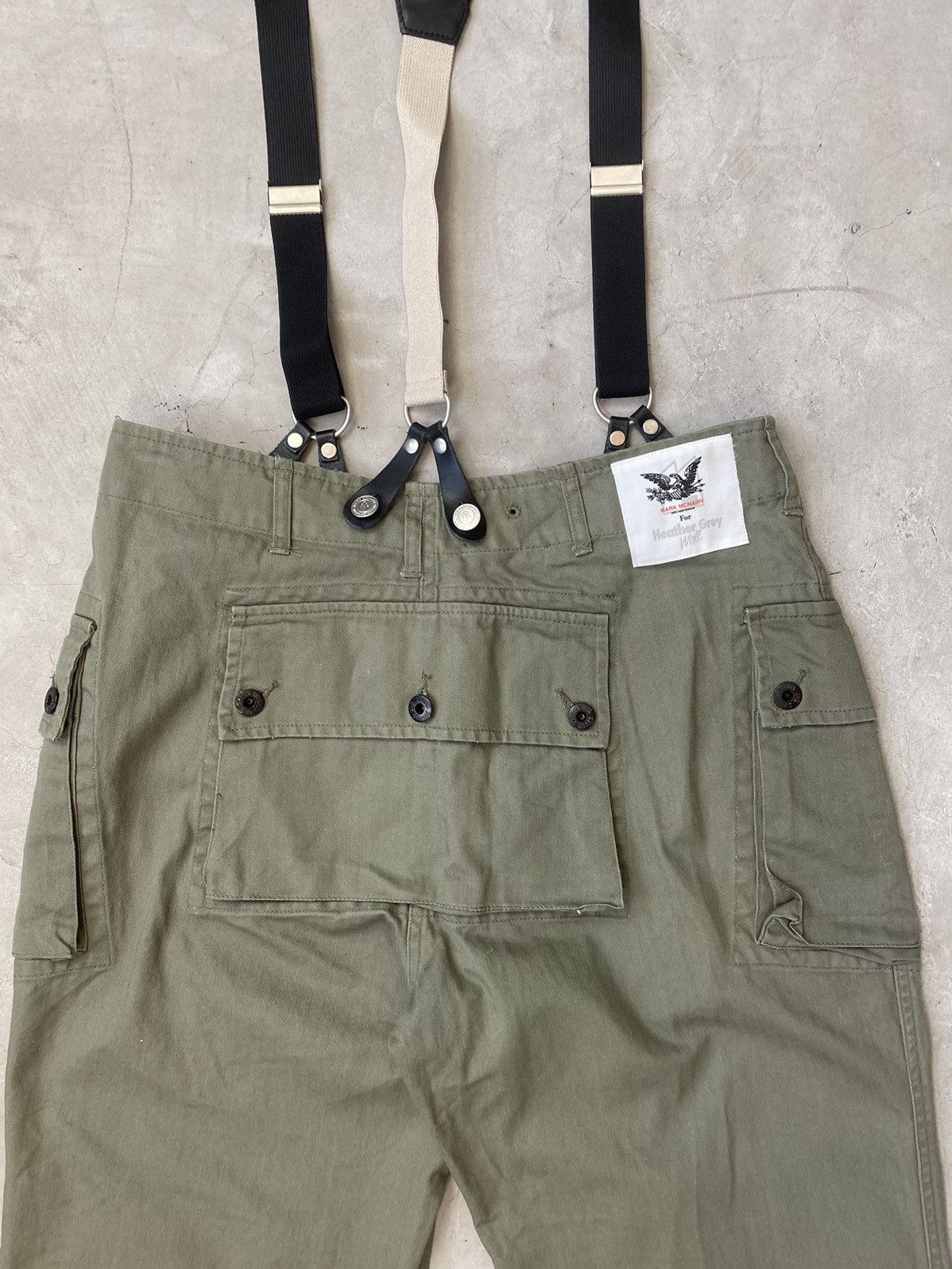 Mark McNairy Mark McNairy Herringbone Suspended Work Trousers Size US 34 / EU 50 - 11 Thumbnail
