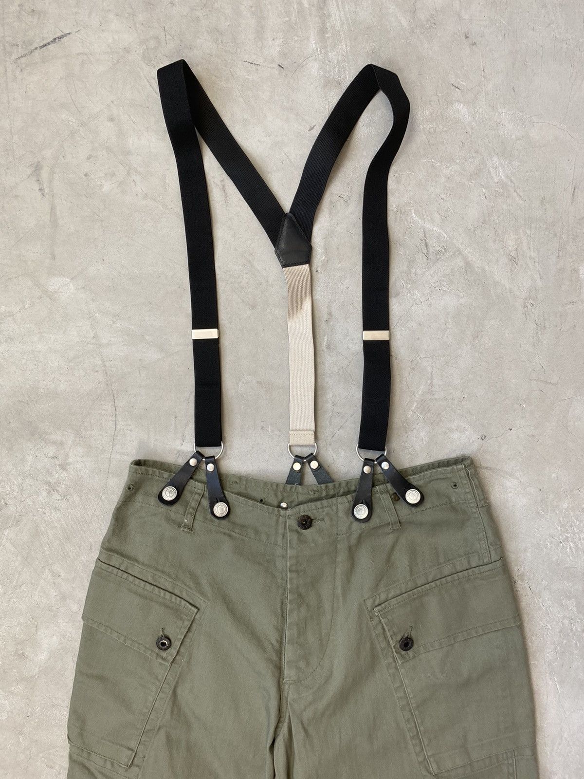 Mark McNairy Mark McNairy Herringbone Suspended Work Trousers Size US 34 / EU 50 - 2 Thumbnail