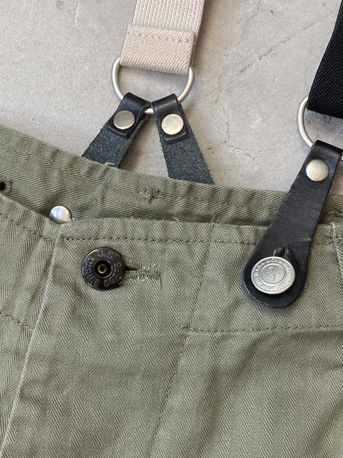 Mark McNairy Mark McNairy Herringbone Suspended Work Trousers Size US 34 / EU 50 - 3 Thumbnail